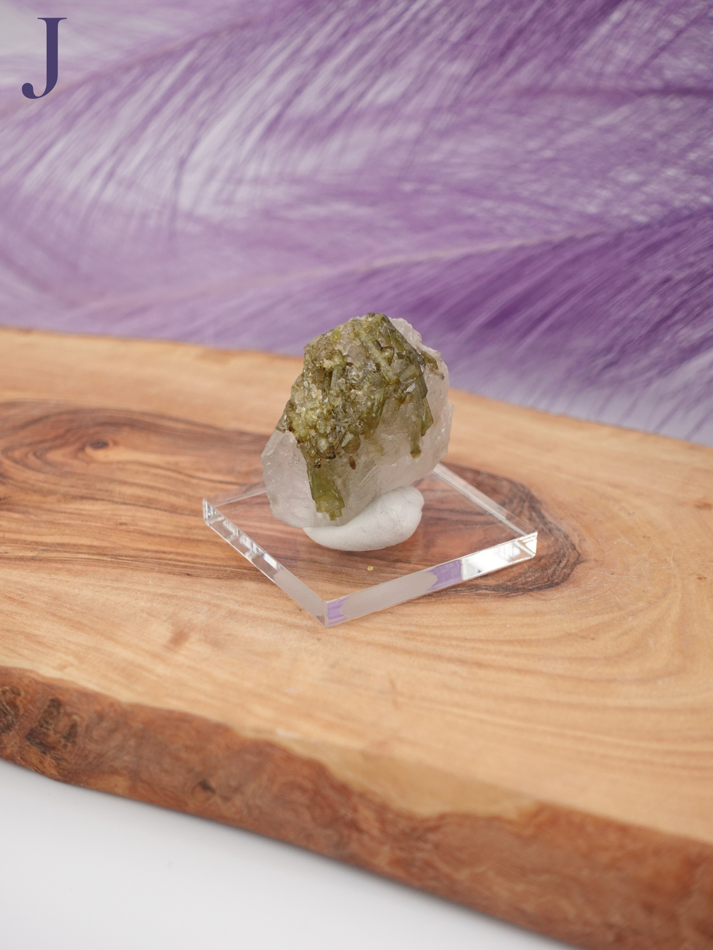 Tourmaline Specimen on Stand