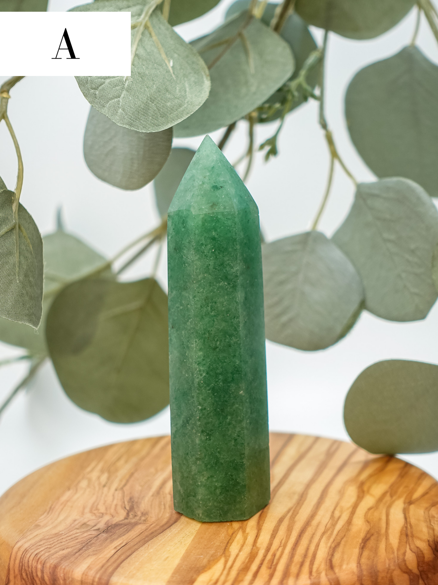 Green Strawberry Quartz Tower