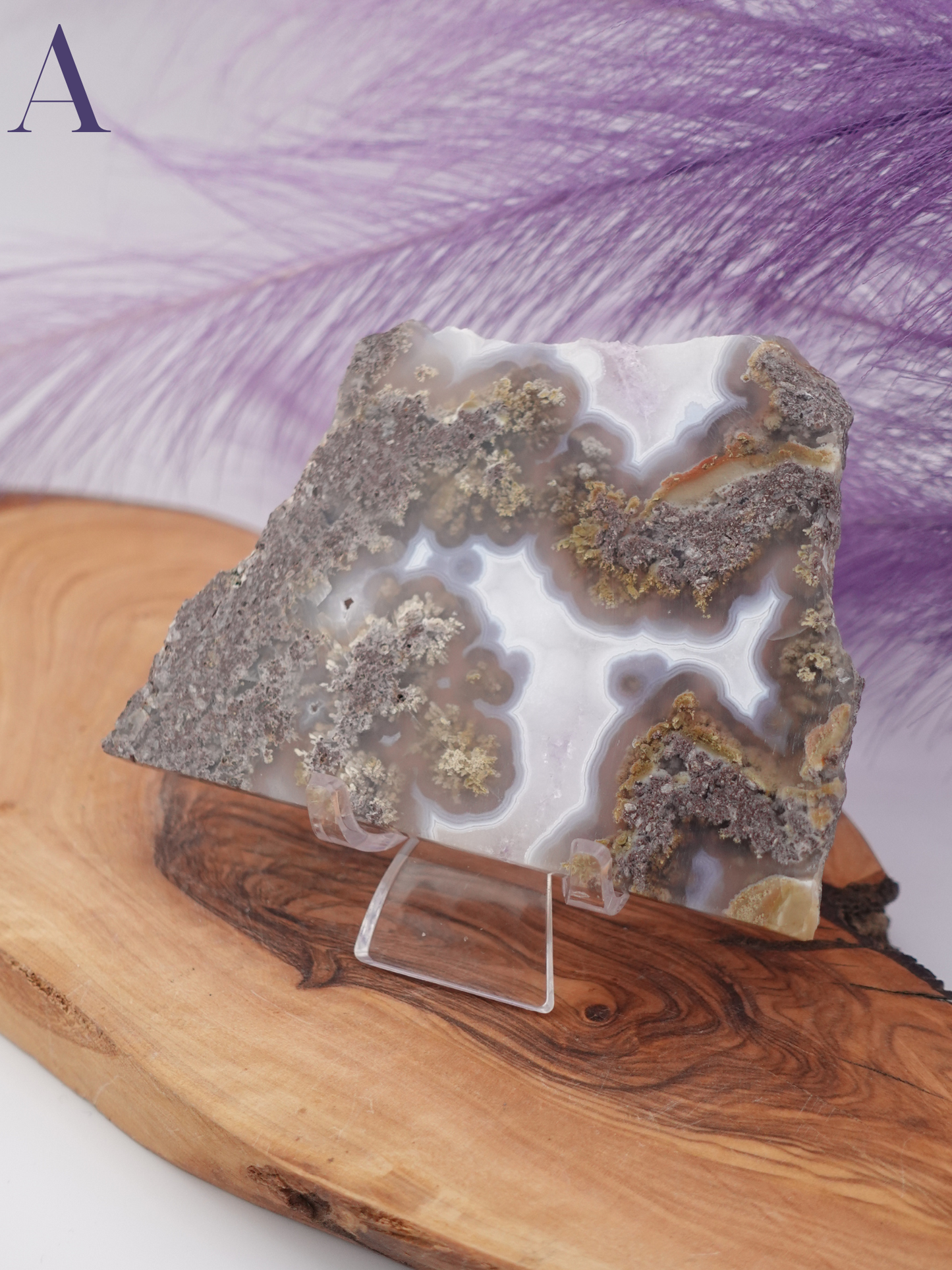 Scenic Moss Agate Slab