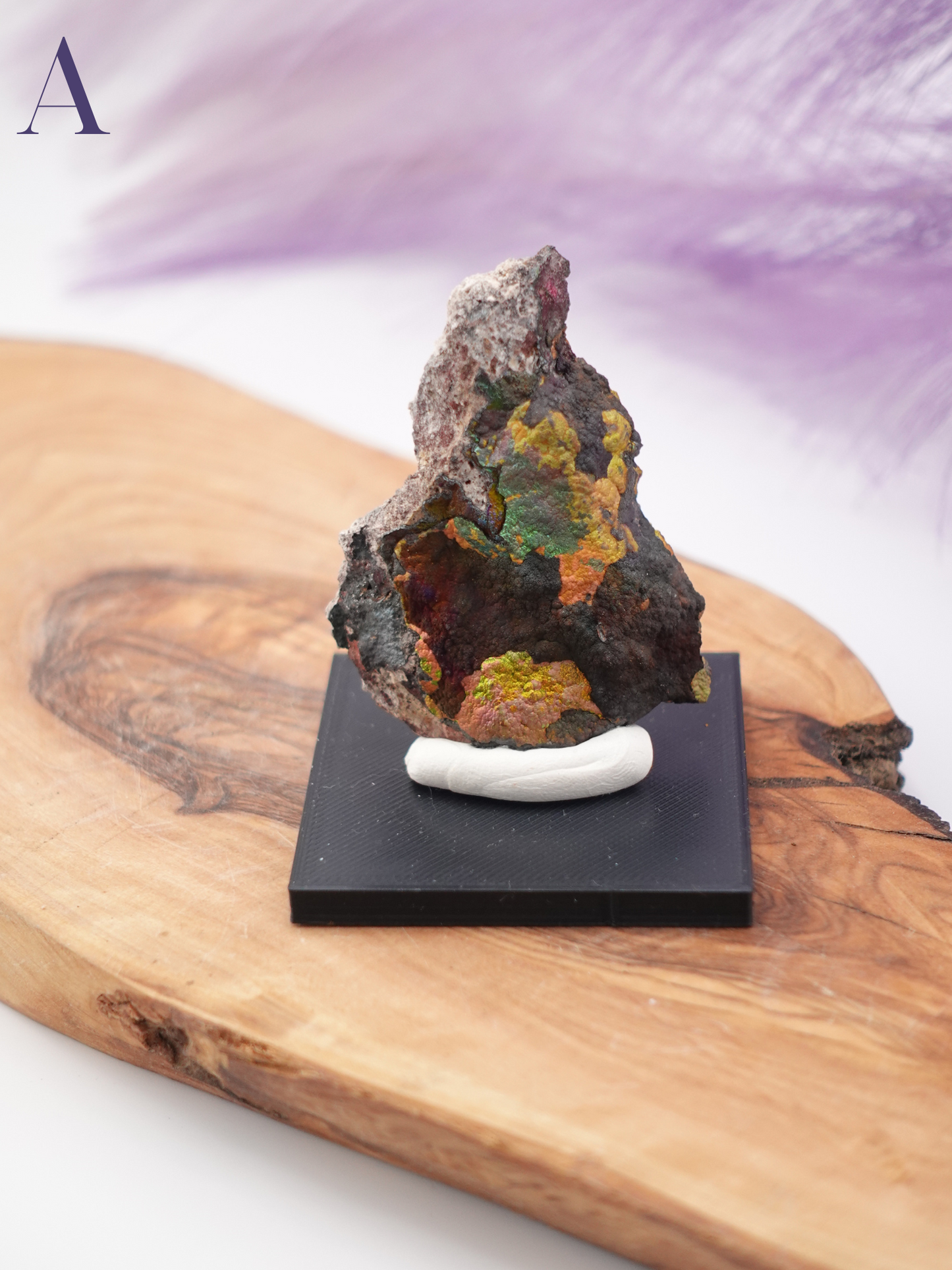 Turgite Specimen on Stand
