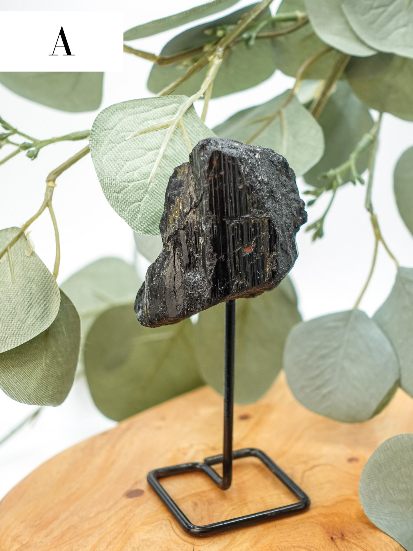 Raw Tourmaline on a Pin