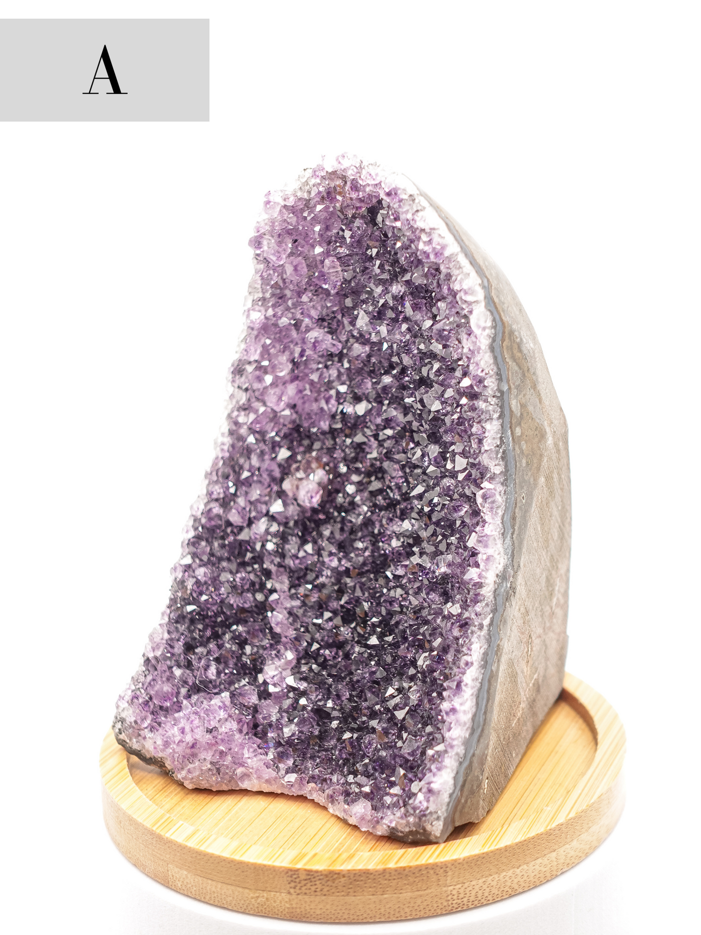 Amethyst Cut Base Extra Large - You Choose!
