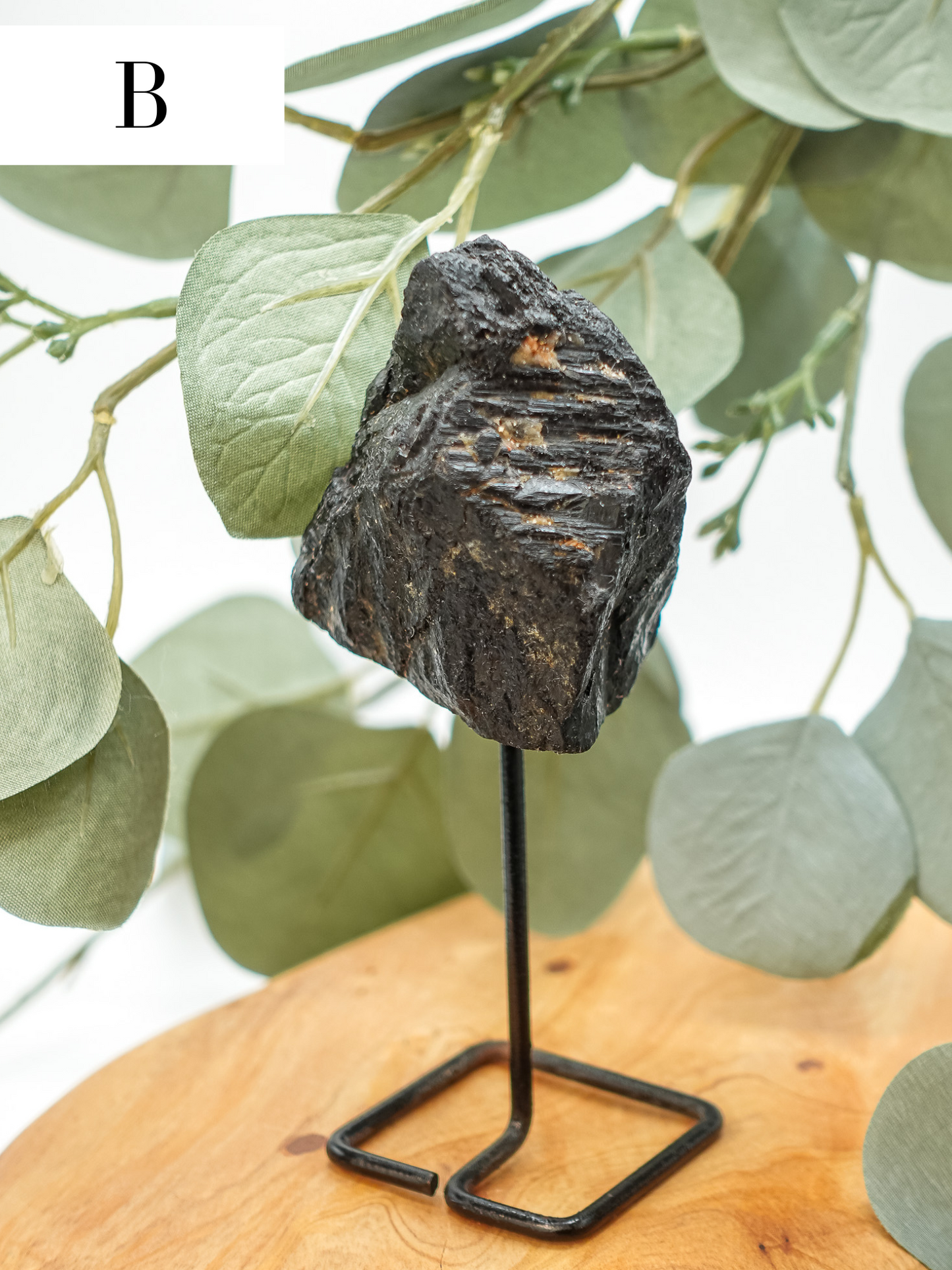 Raw Tourmaline on a Pin