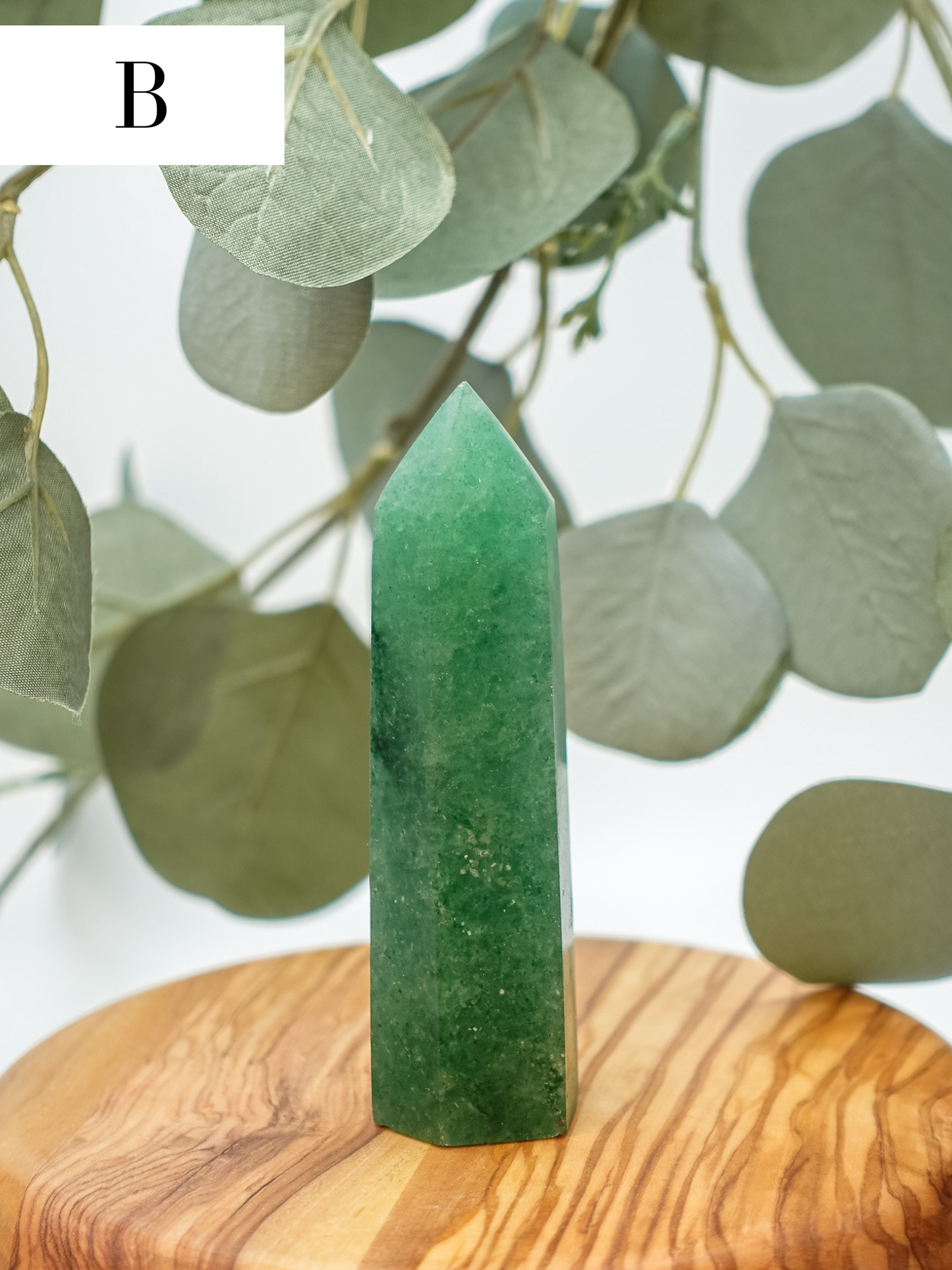 Green Strawberry Quartz Tower
