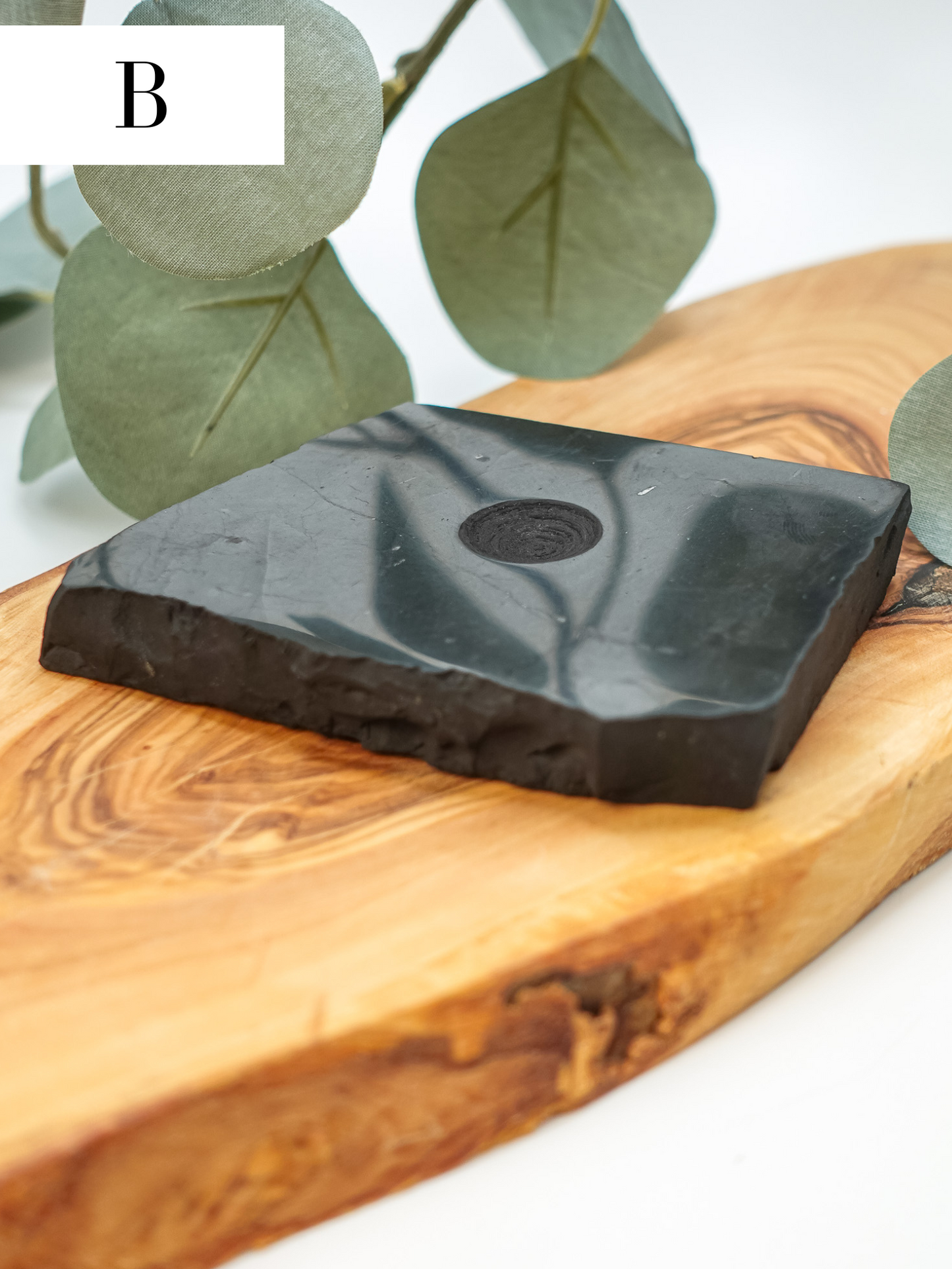 Shungite Slab Sphere Holder - You choose!