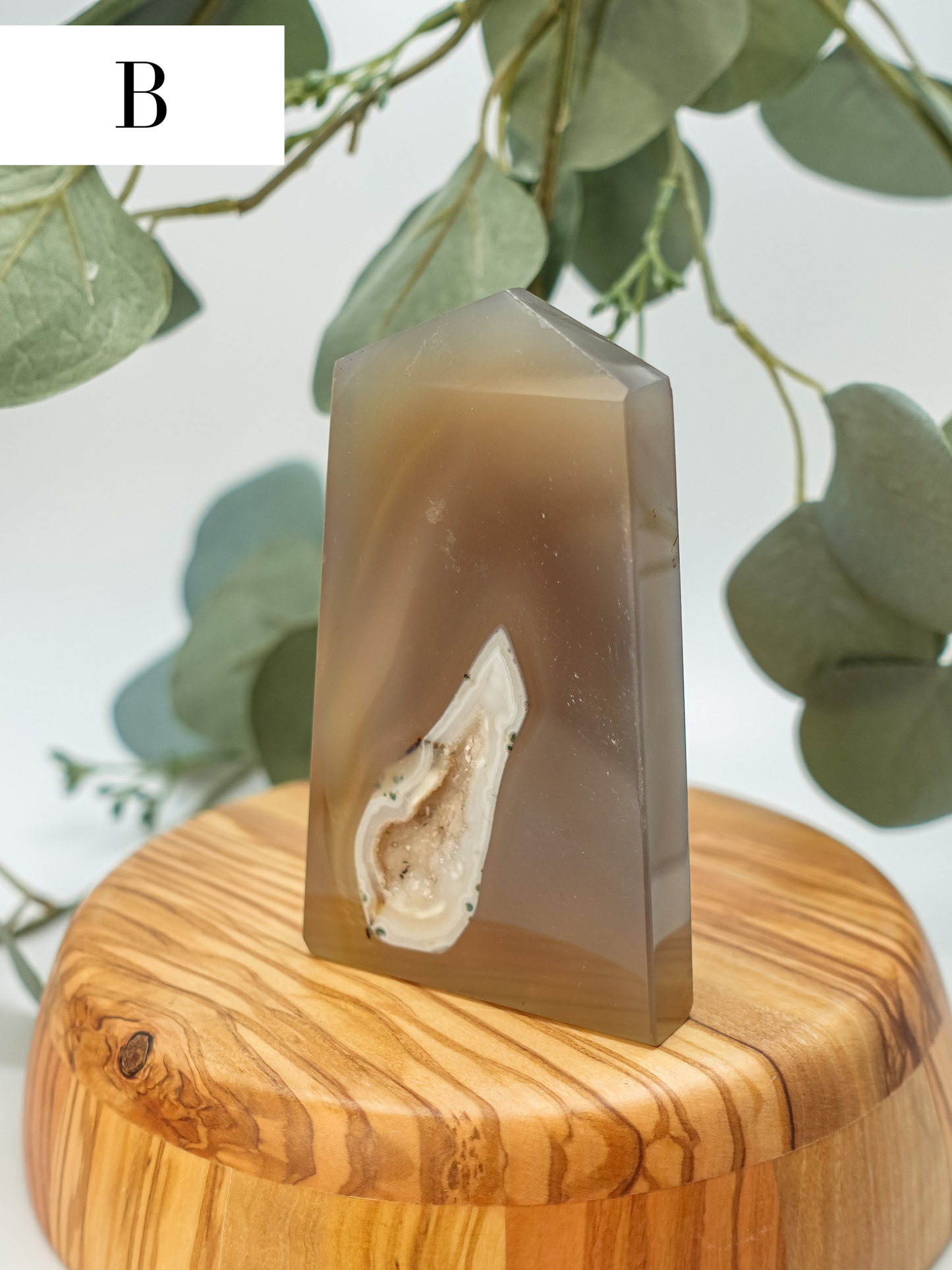 Druzy Agate Slab Tower - You Choose!
