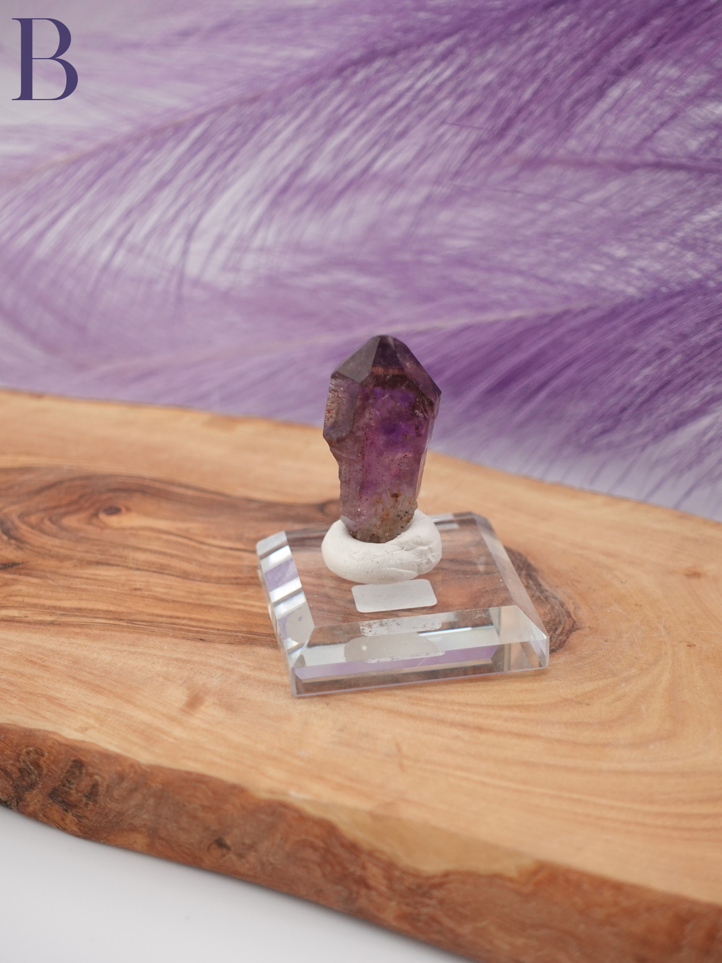 Shangaan Amethyst on Stand
