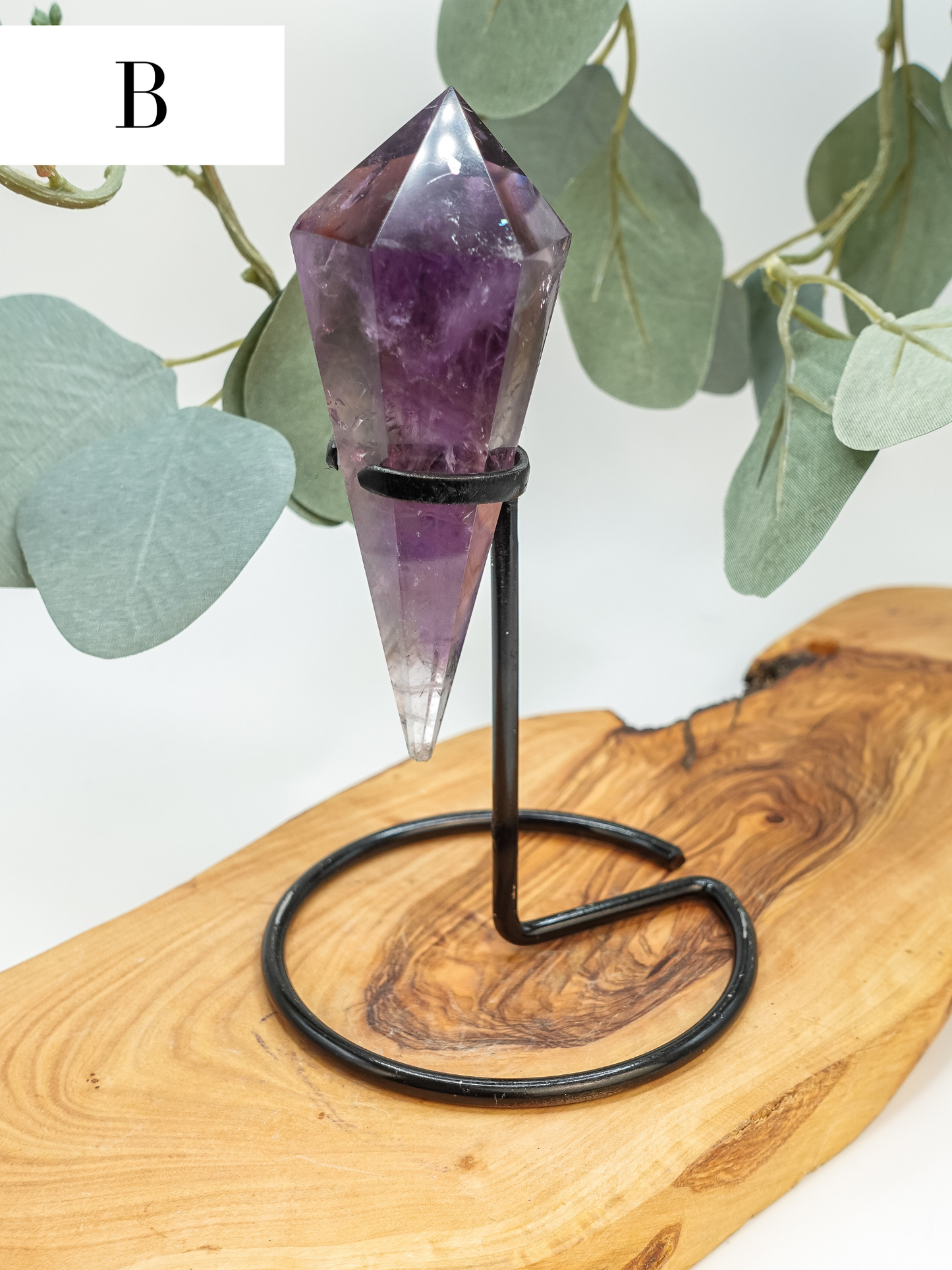 Phantom Amethyst Wand on Stand
