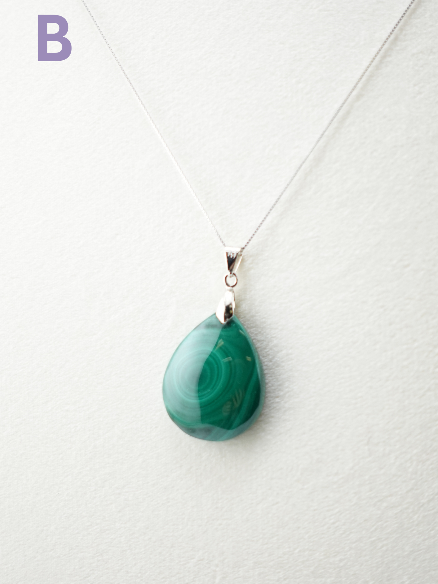 Malachite Pendant Necklace