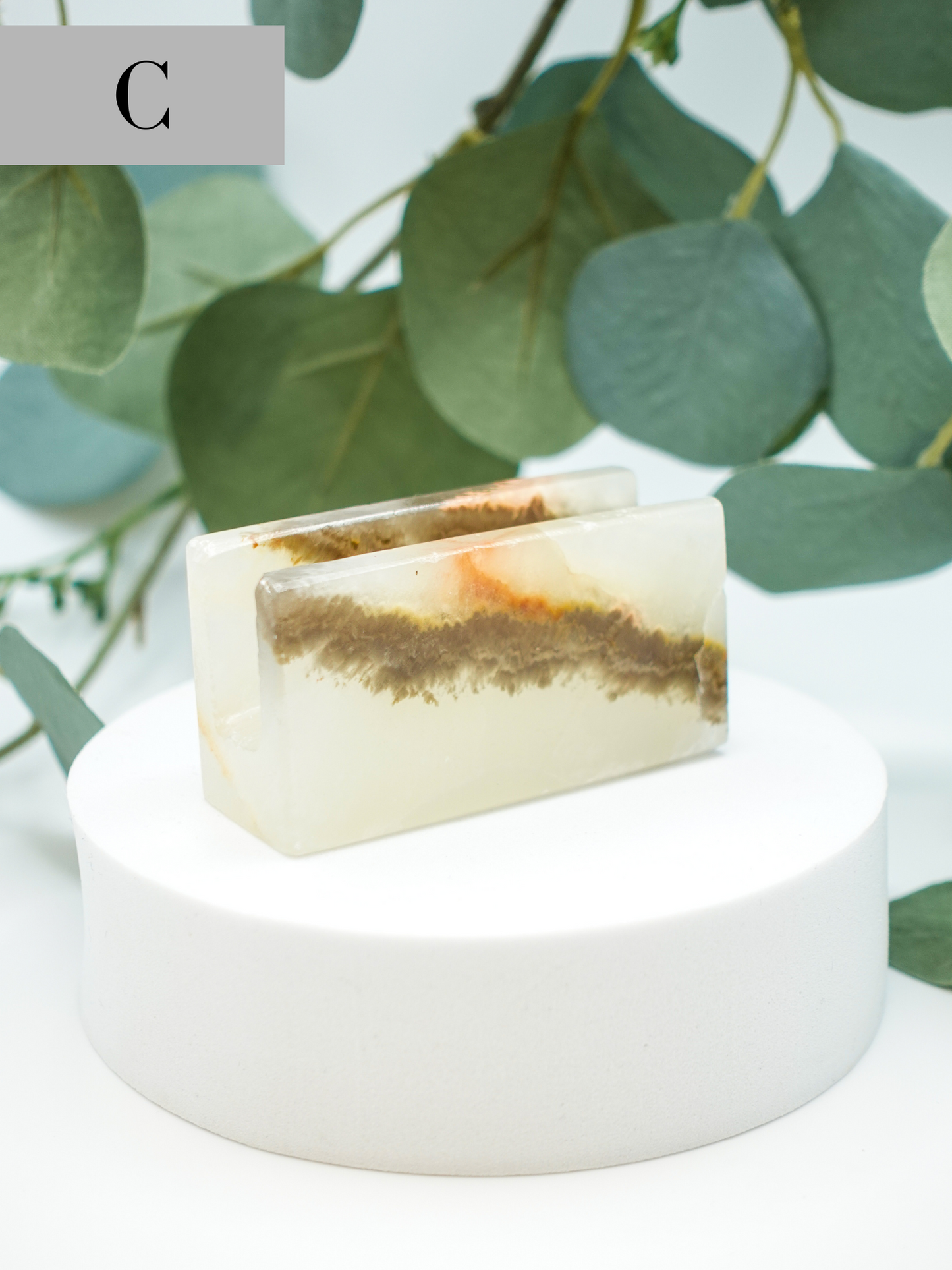 Onyx Business Card Holder- You Choose!