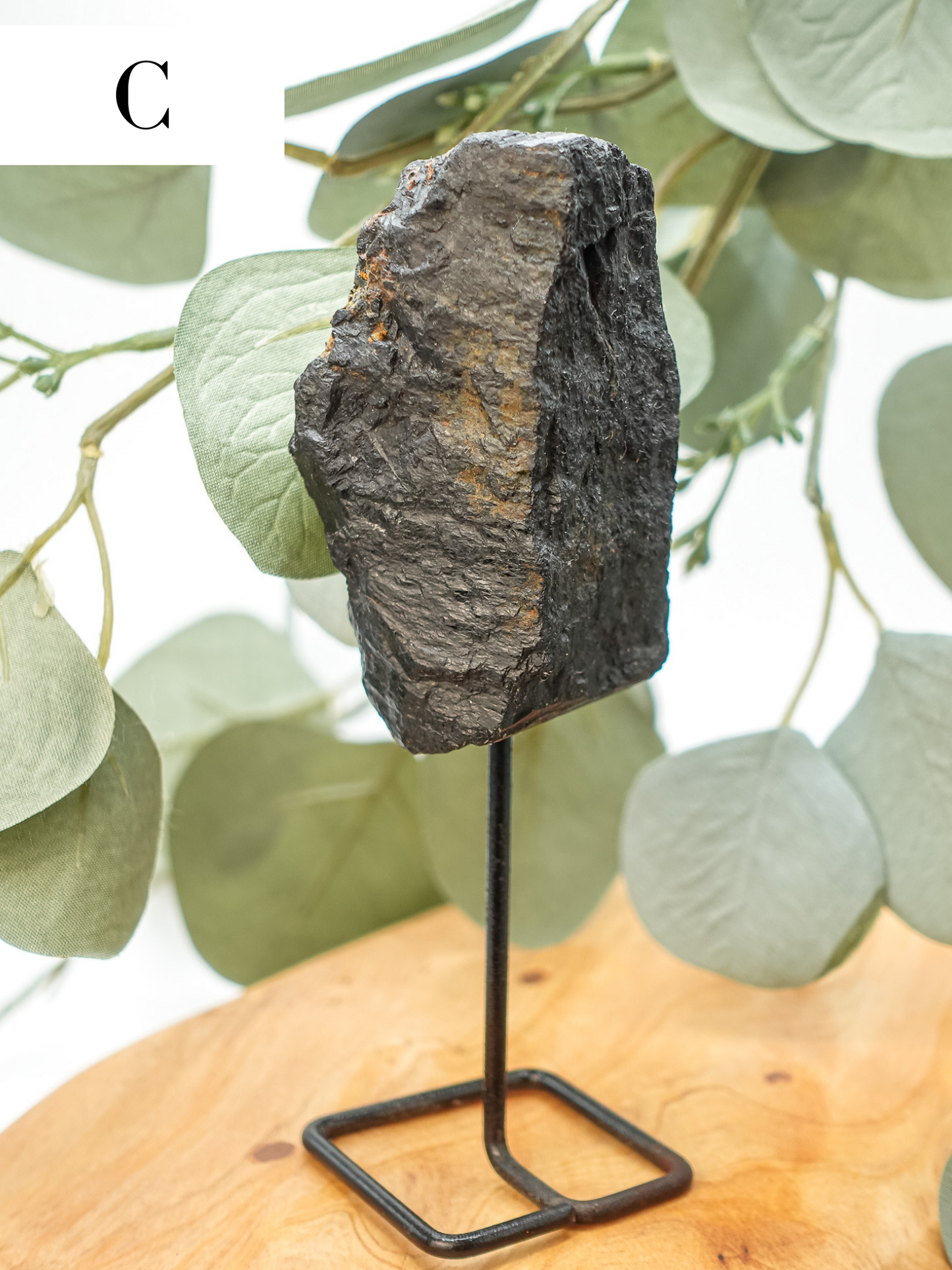 Raw Tourmaline on a Pin
