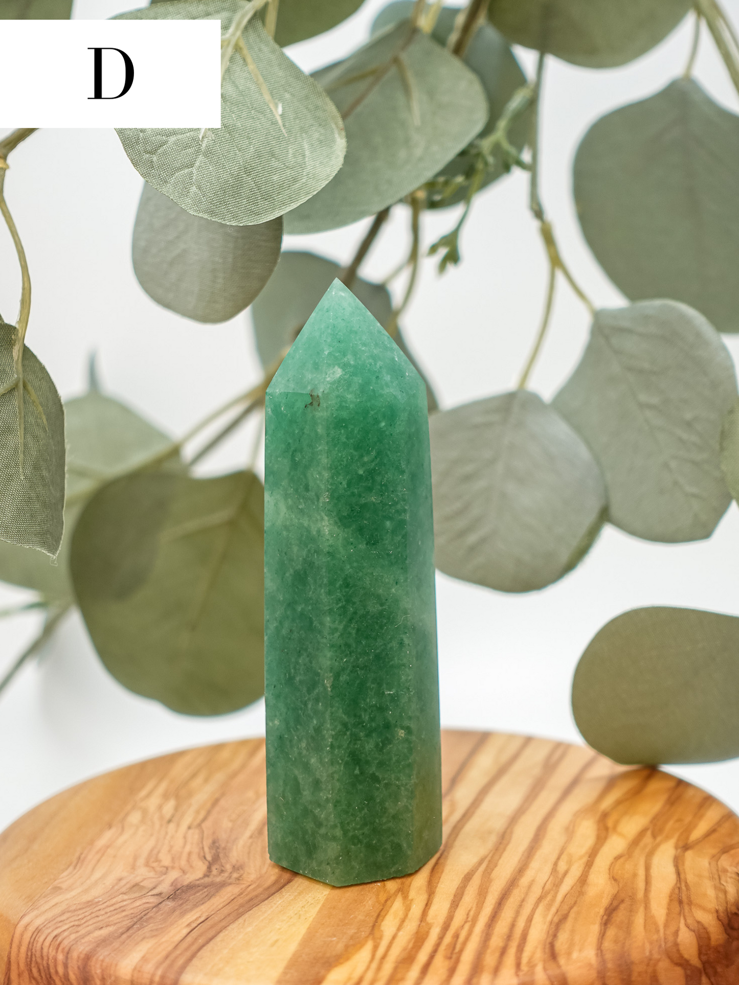 Green Strawberry Quartz Tower