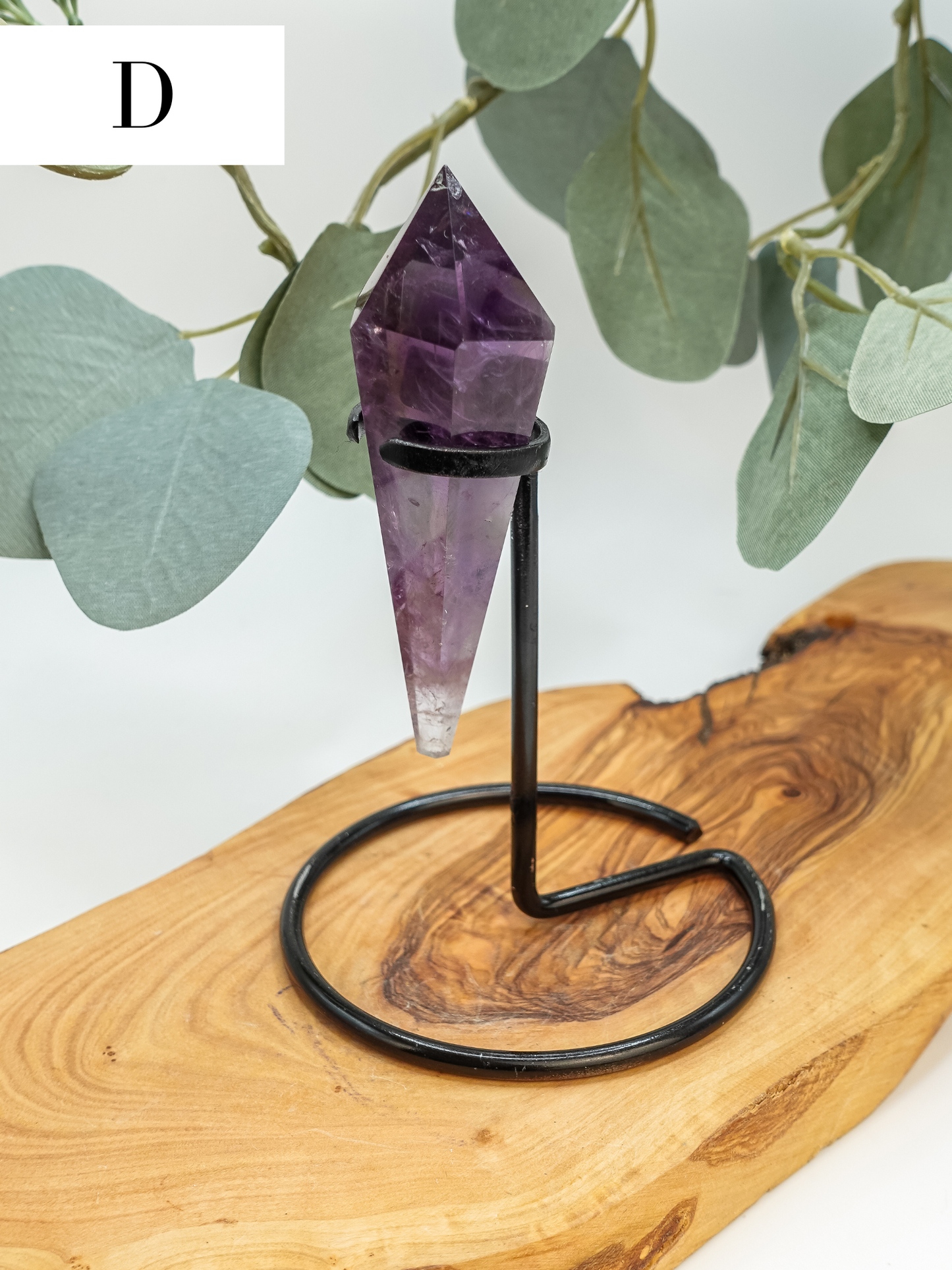 Phantom Amethyst Wand on Stand