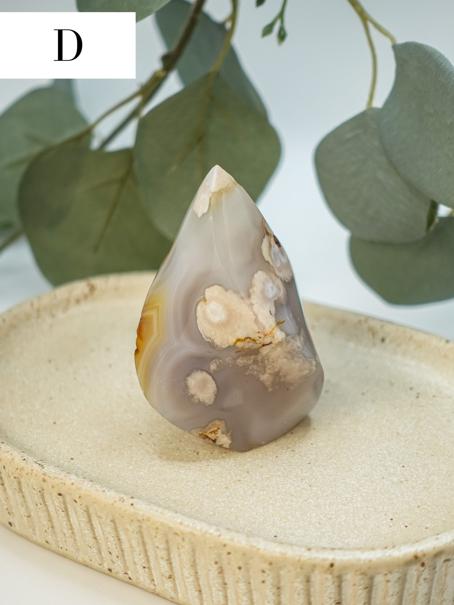 Flower Agate Flame - You Choose!