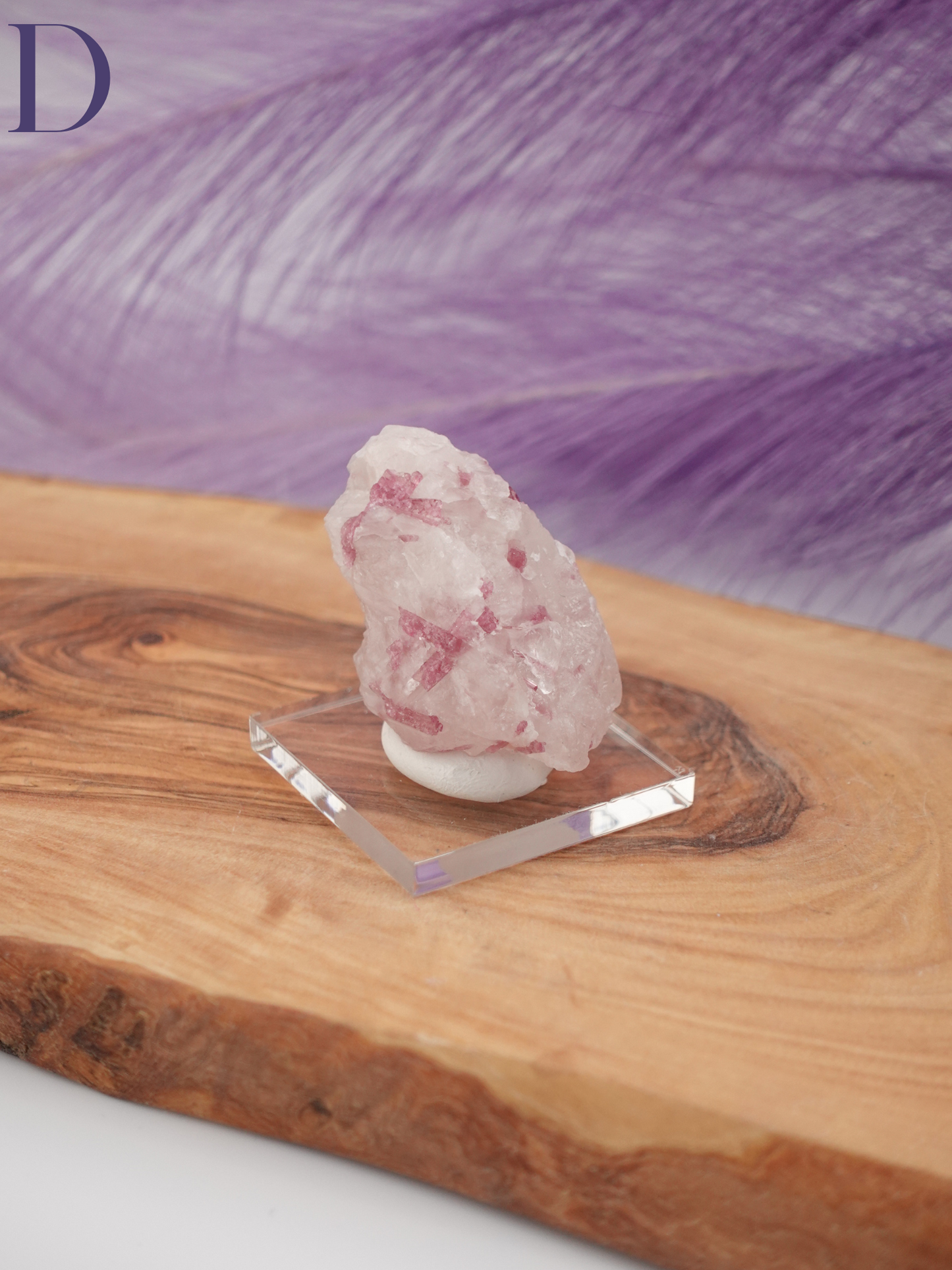 Tourmaline Specimen on Stand