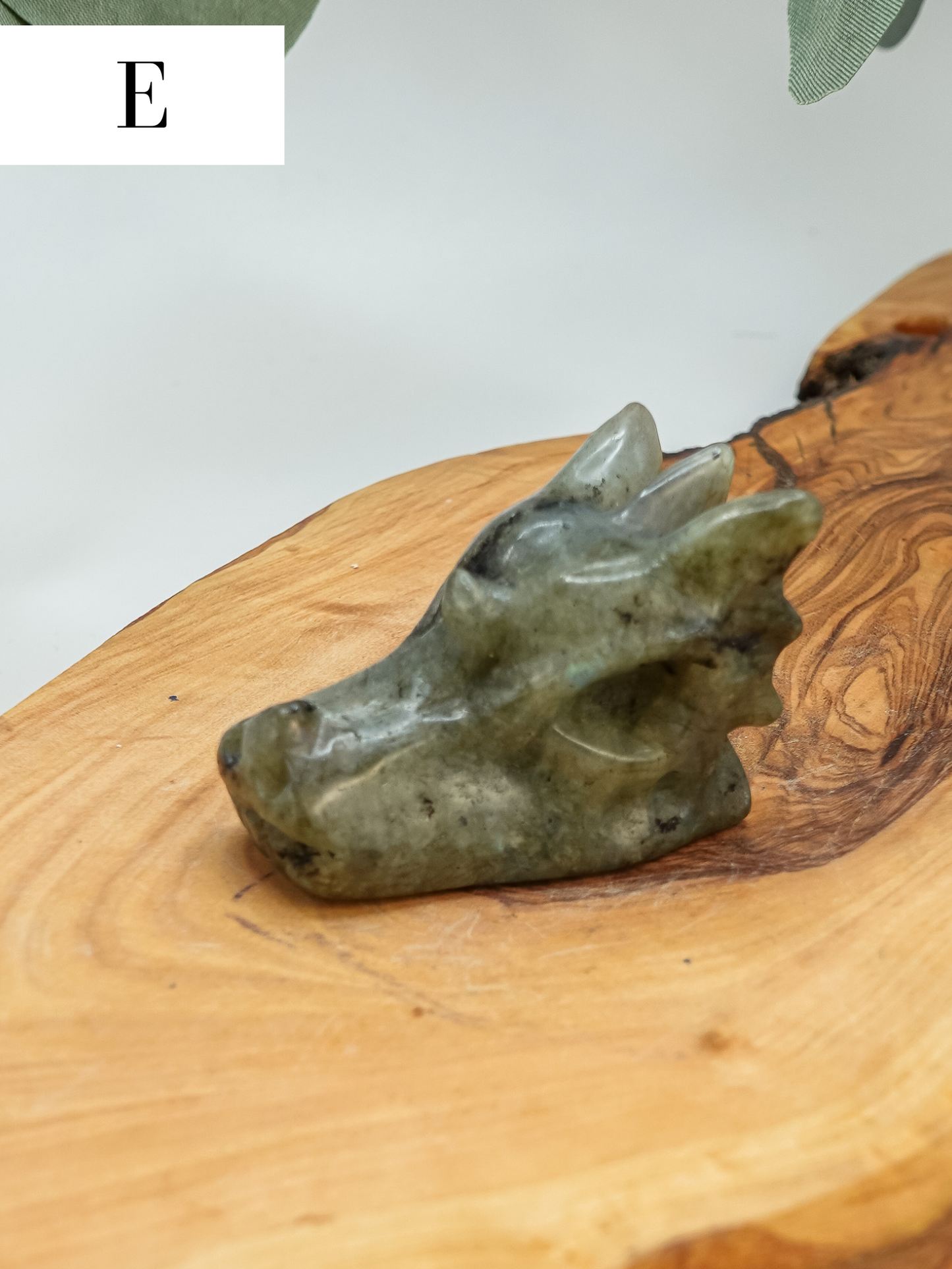 Labradorite Dragon Head Carving - You Choose!