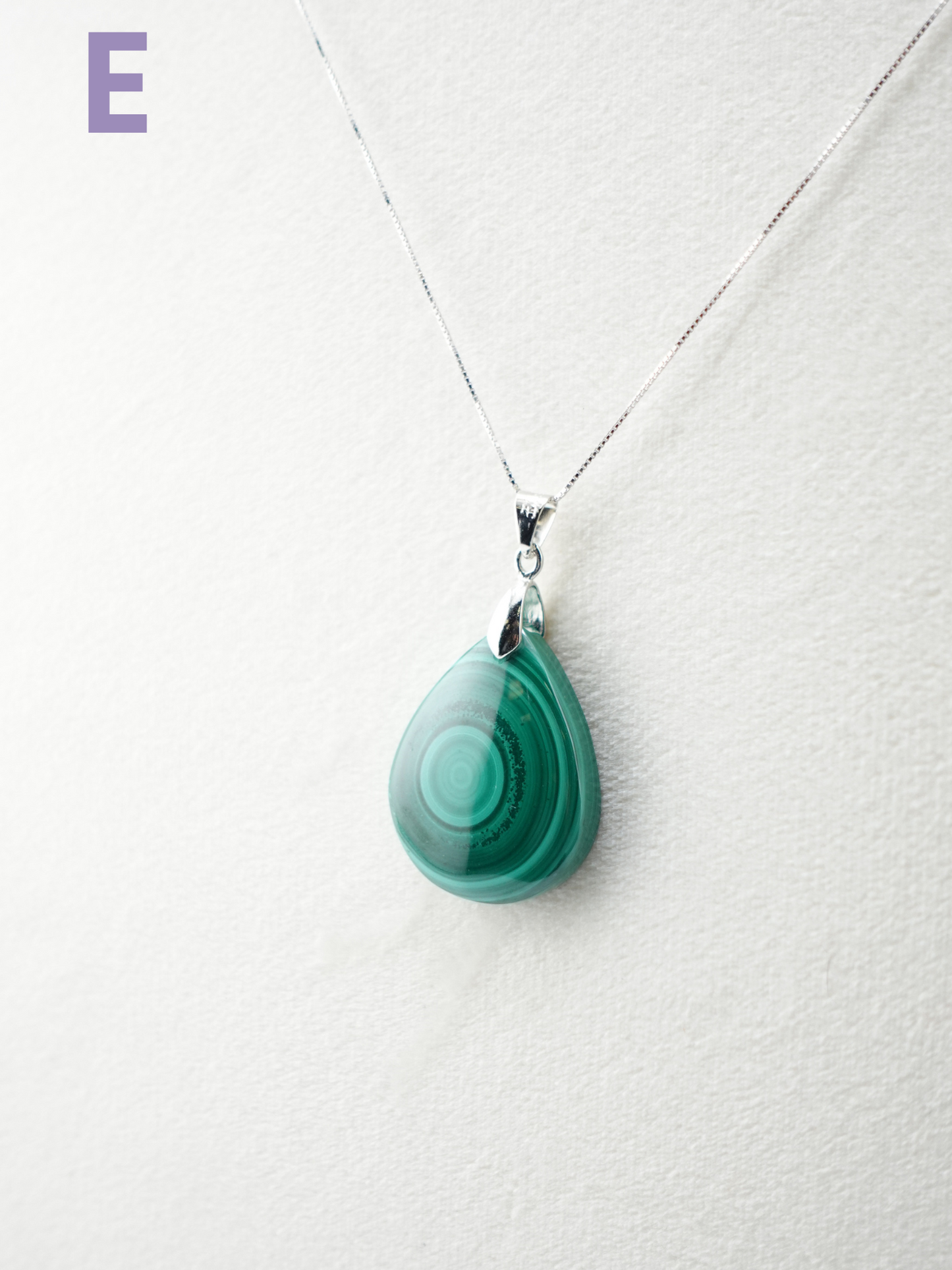 Malachite Pendant Necklace