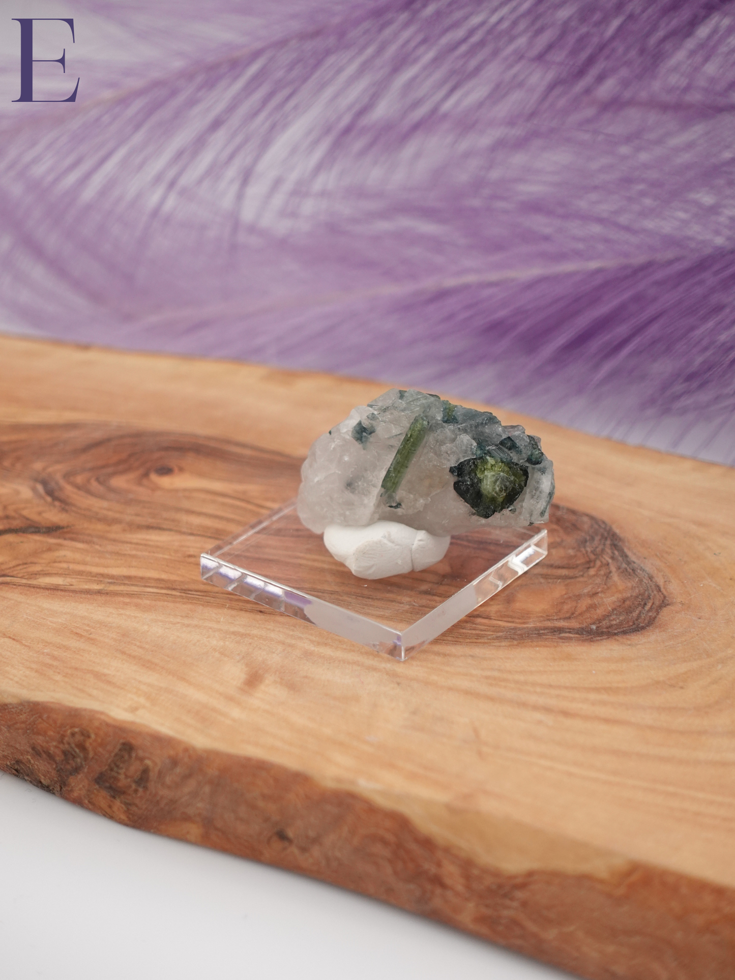 Tourmaline Specimen on Stand