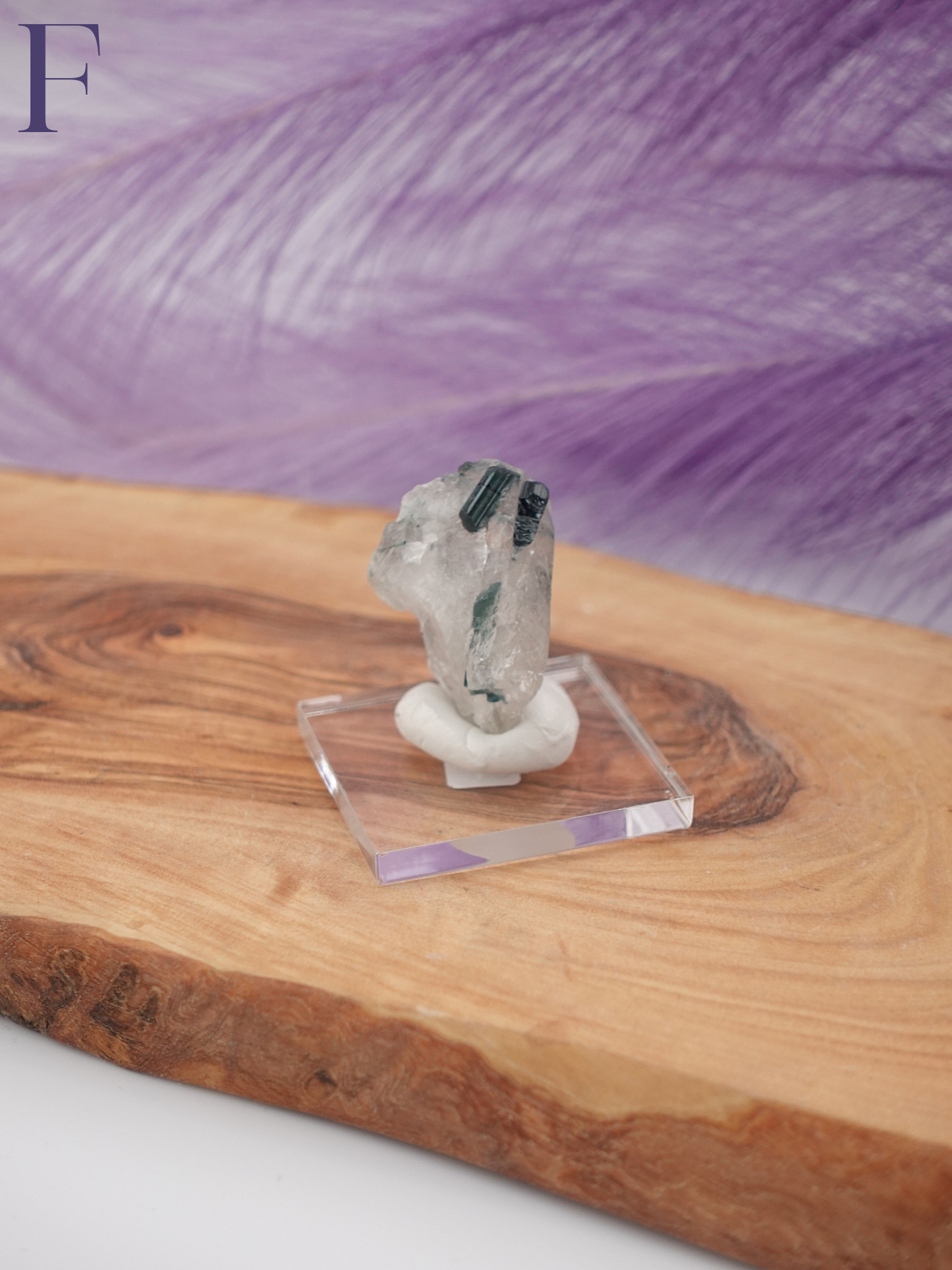 Tourmaline Specimen on Stand