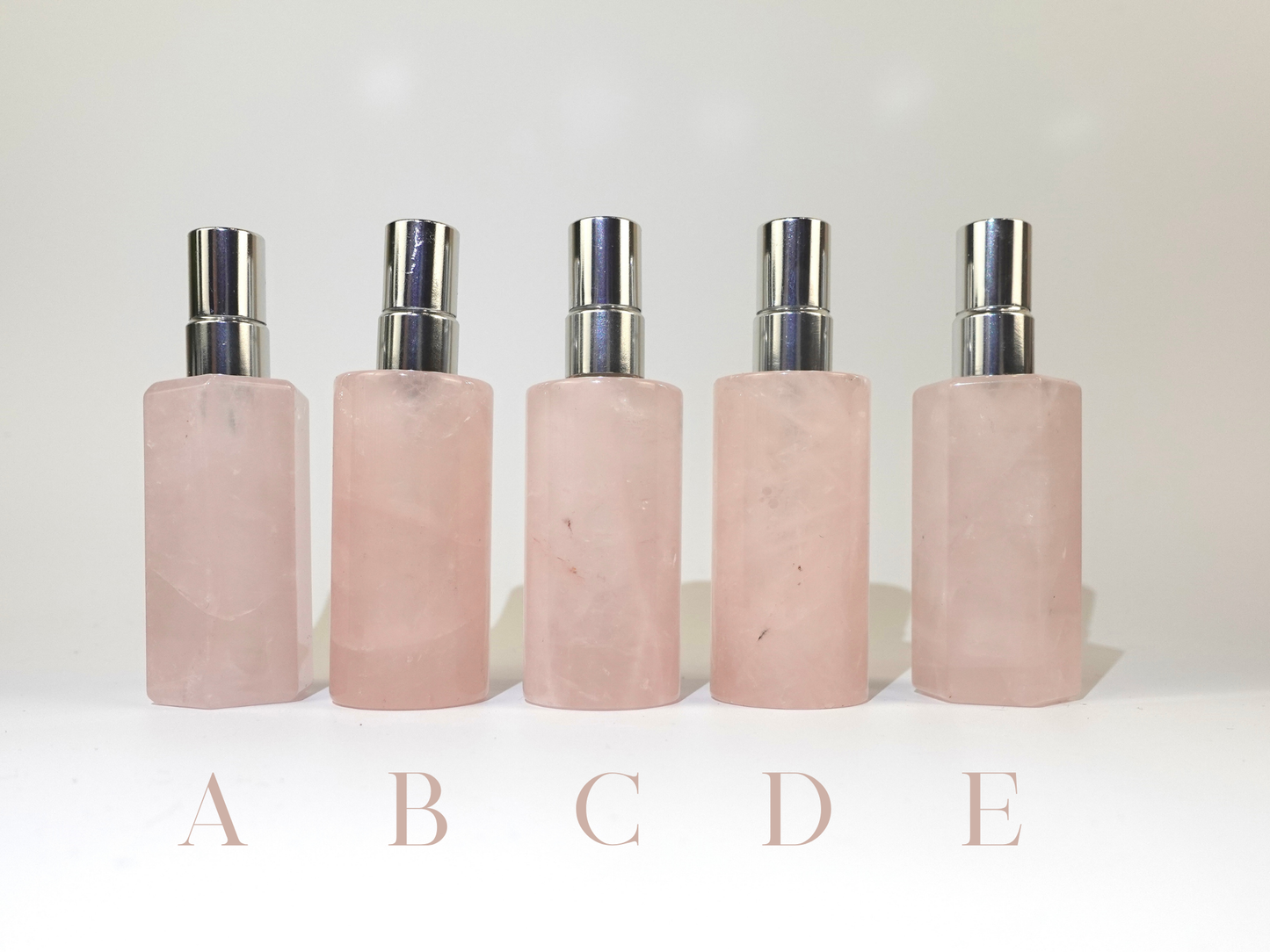 Rose Quartz Perfume Bottle