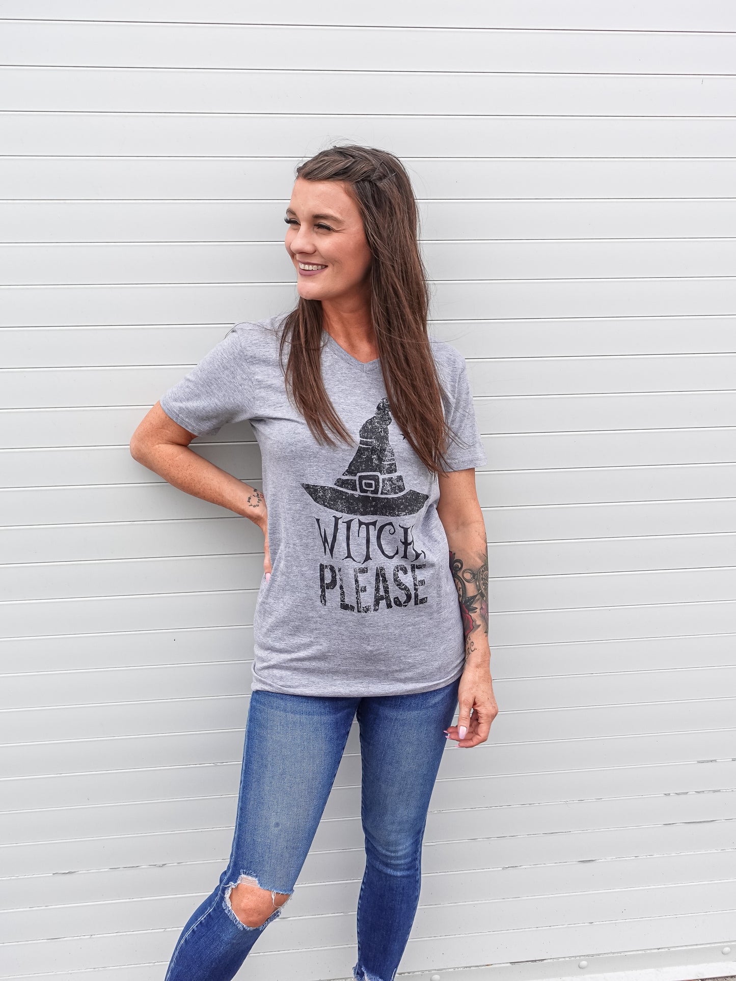 "Witch Please" Halloween Graphic Tee