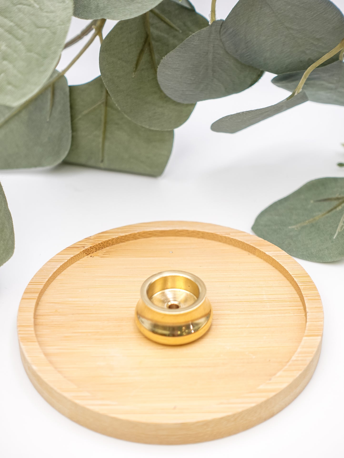 Gold Metal Incense Holder