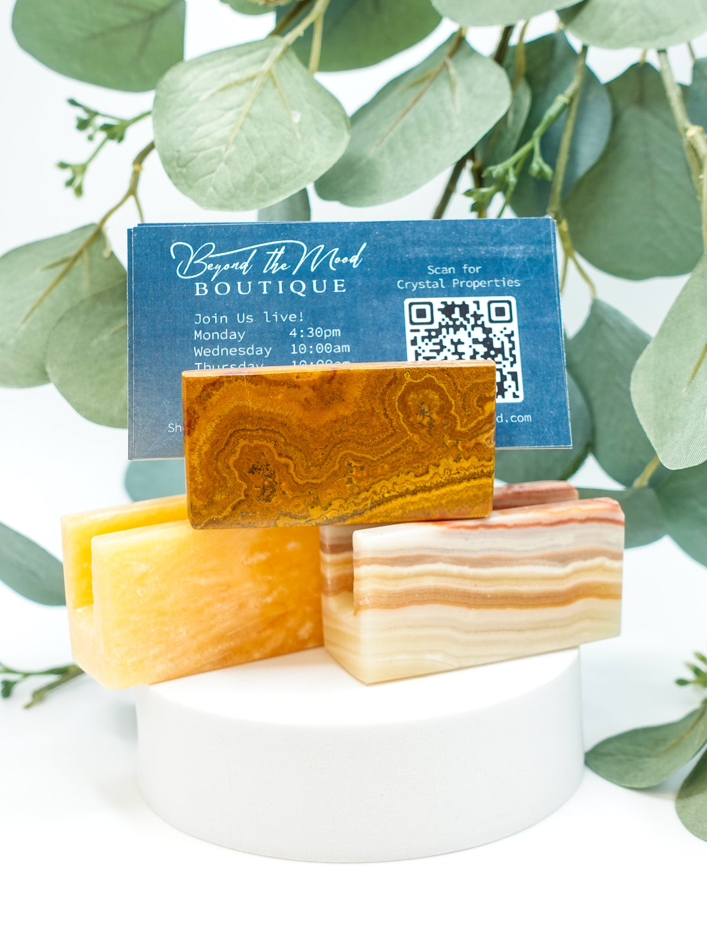 Onyx Business Card Holder- You Choose!
