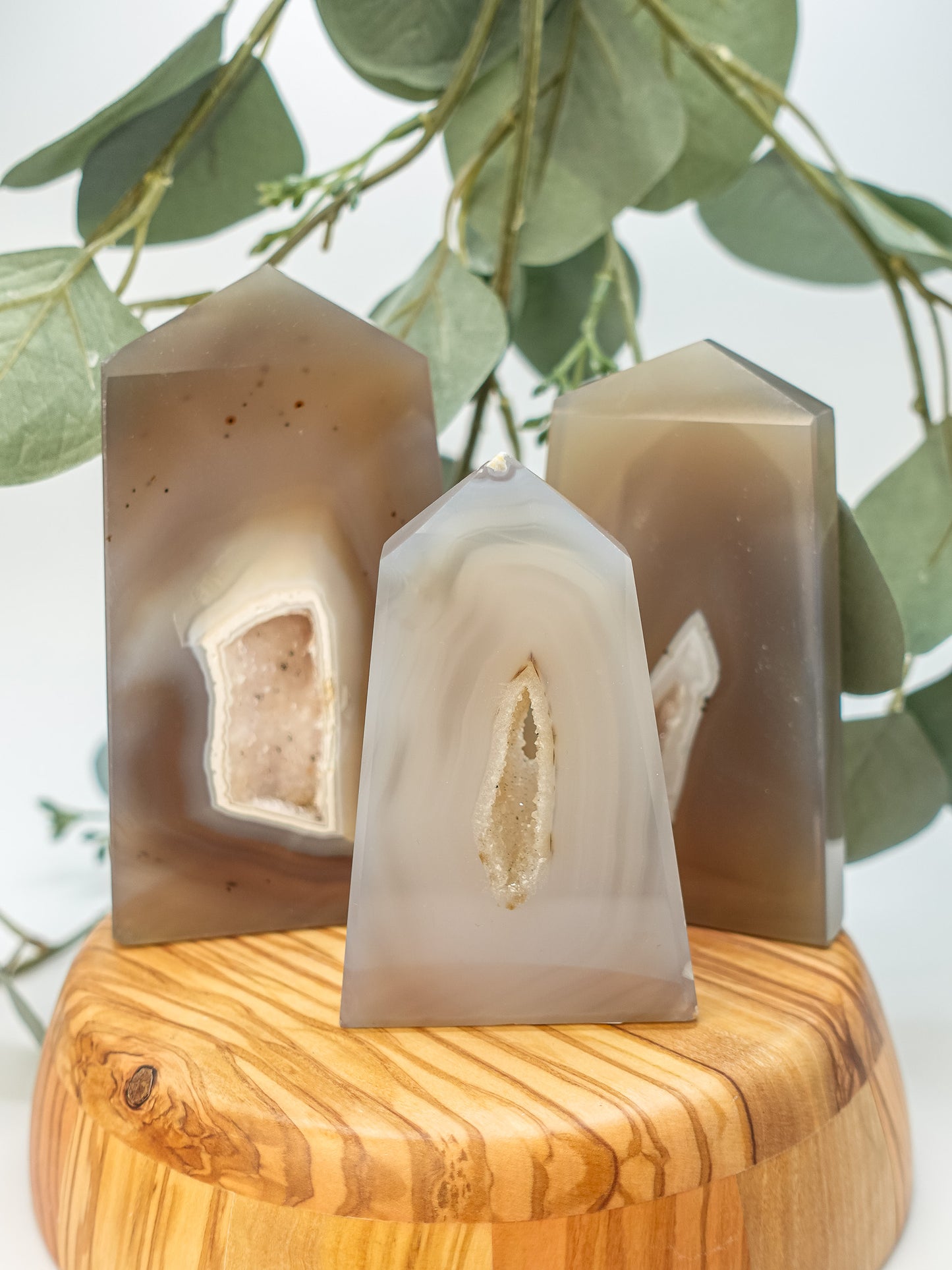 Druzy Agate Slab Tower - You Choose!
