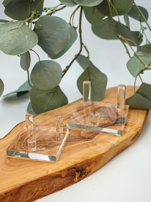 Acrylic Clear Slab Stand - Two Sizes