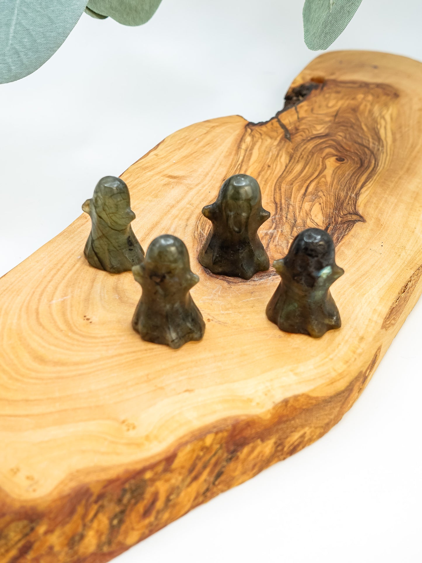 Labradorite Ghost Carving