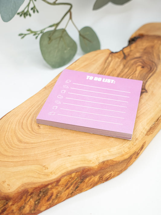 To Do List- Sticky Note Pad