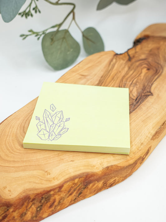 Crystal Burst - Sticky Note Pad