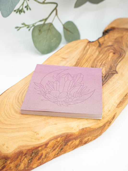 Crystal Moon - Sticky Note Pad