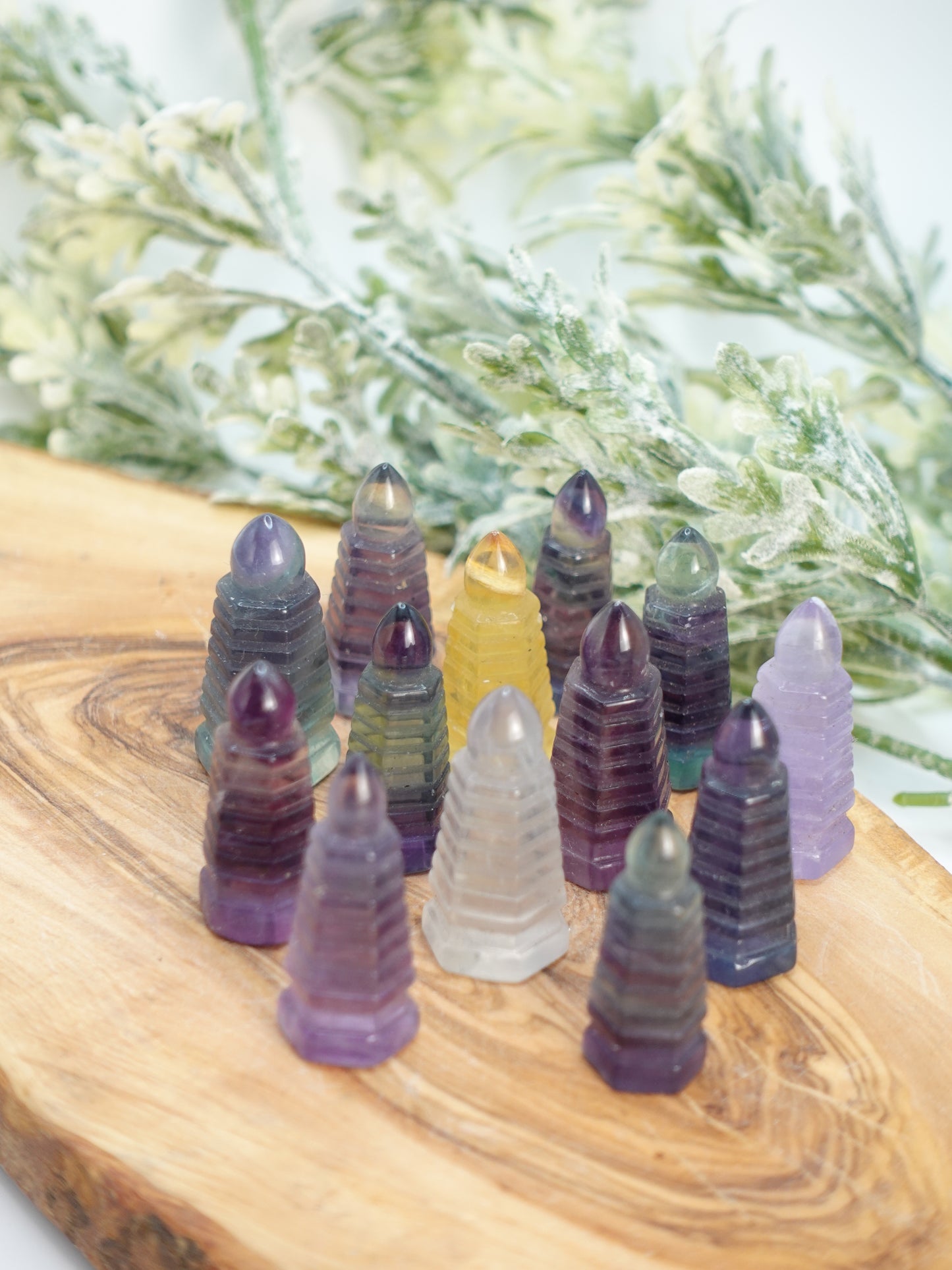 Mini Fluorite Pagoda