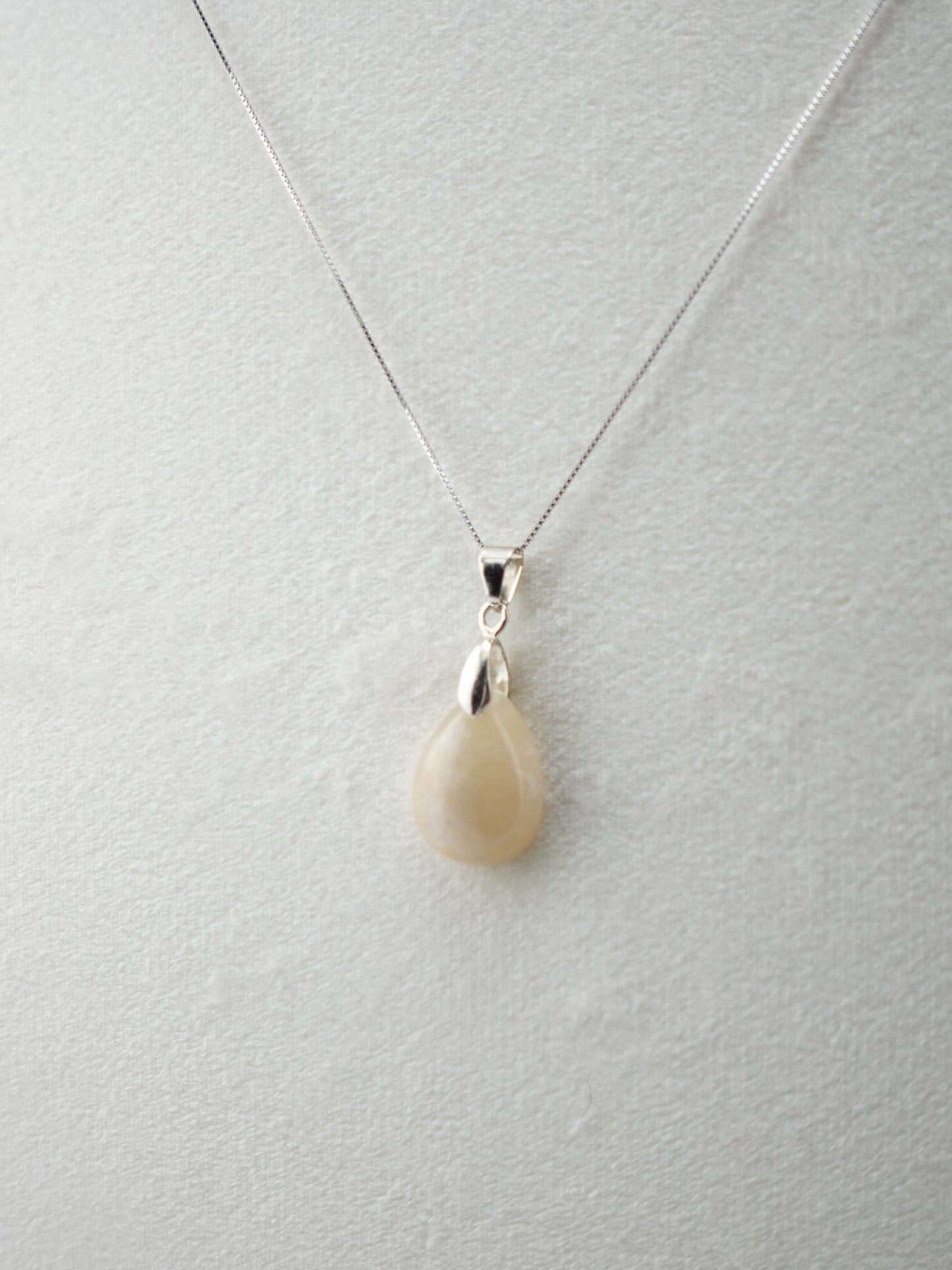 White Moonstone Necklace