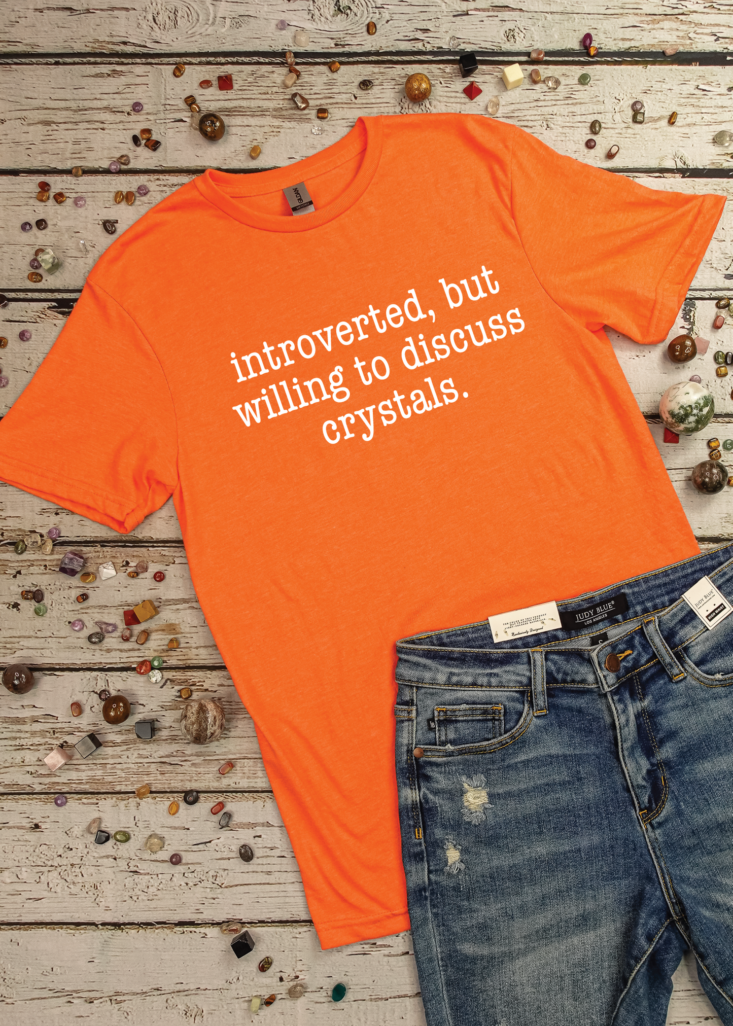 Introverted But Will Discuss Crystals - Graphic Tee