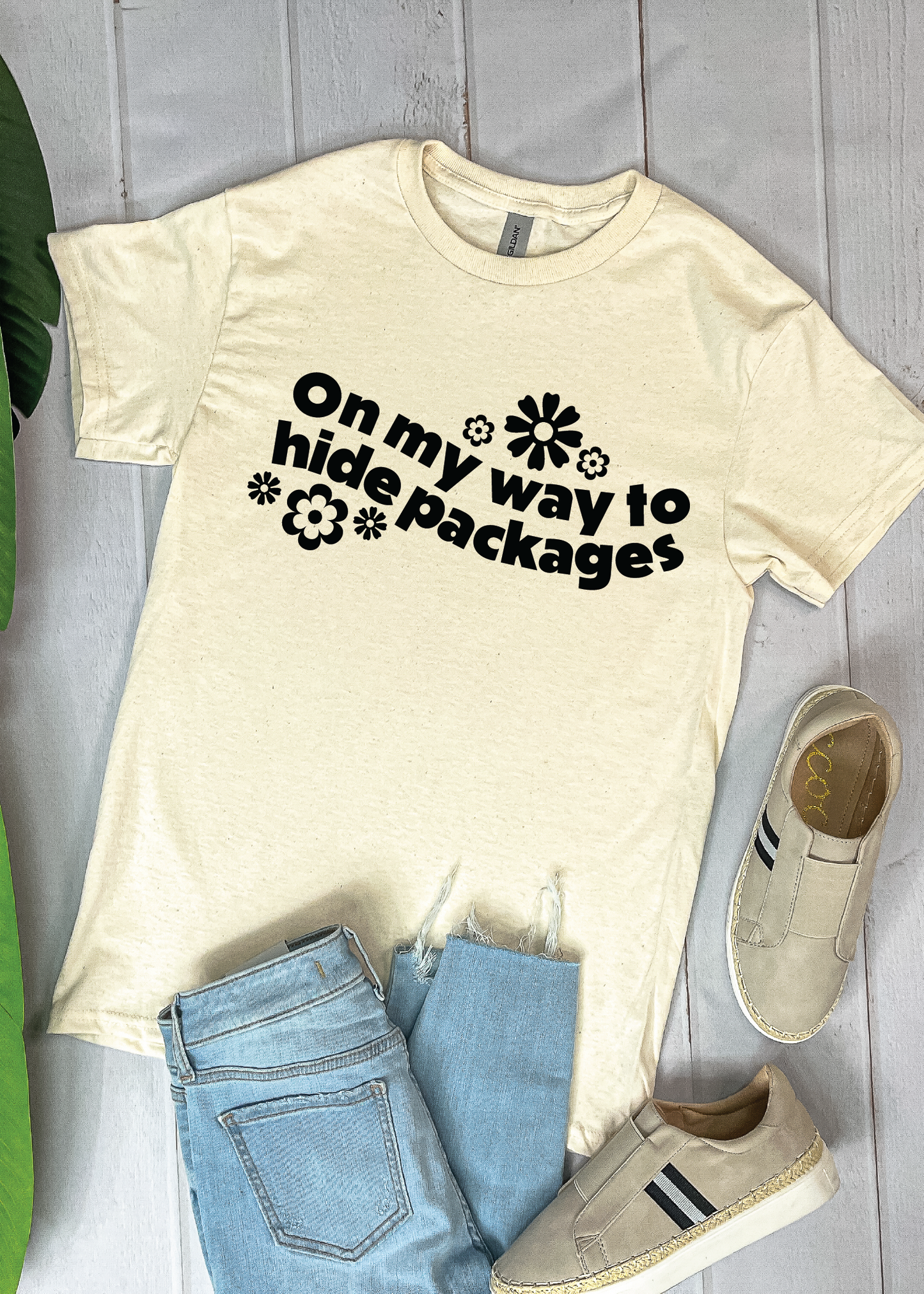 On My Way to Hide Packages - Graphic Tee