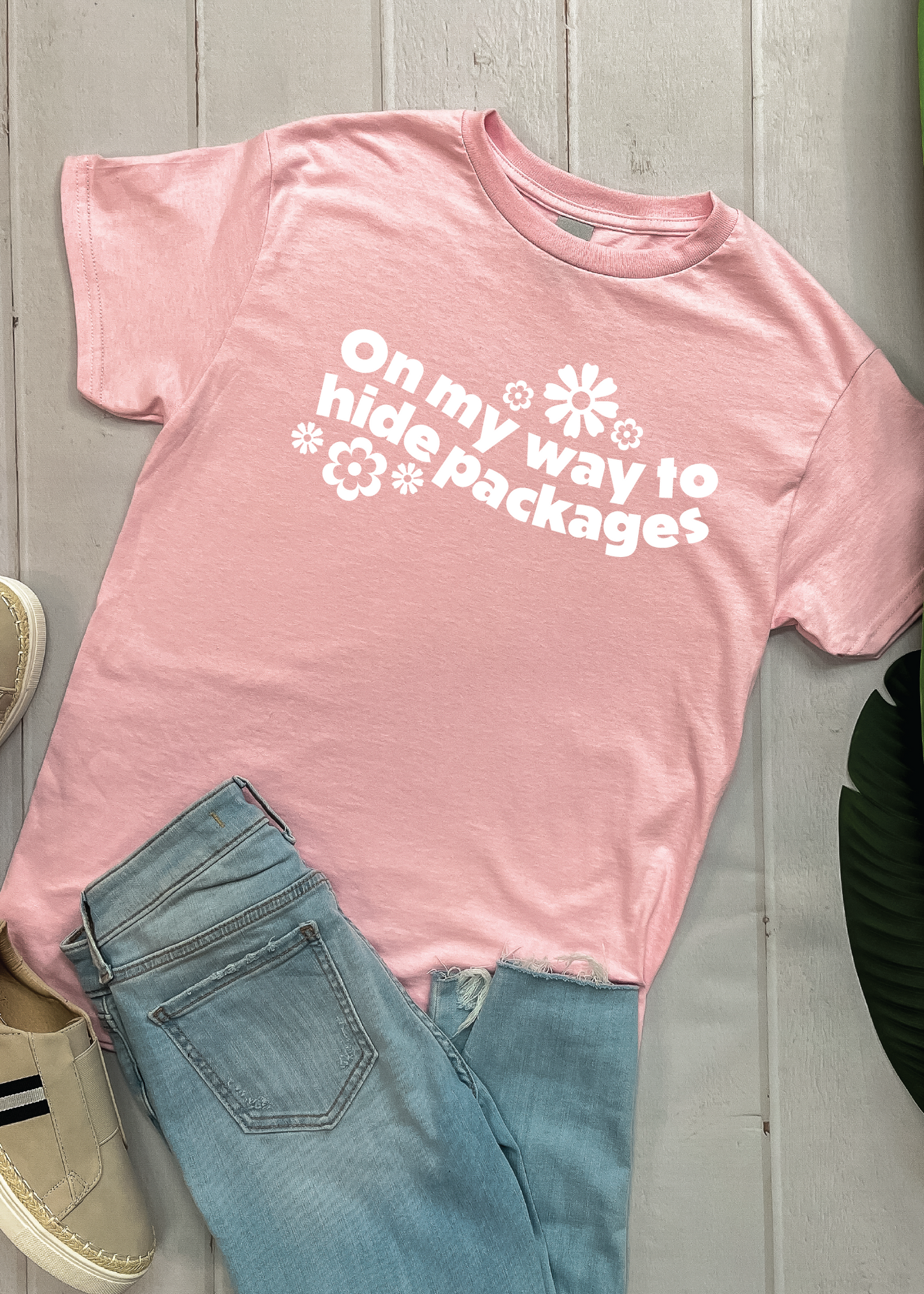On My Way to Hide Packages - Graphic Tee