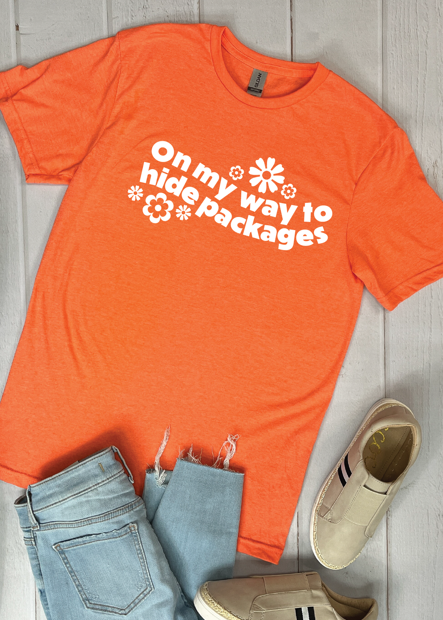 On My Way to Hide Packages - Graphic Tee