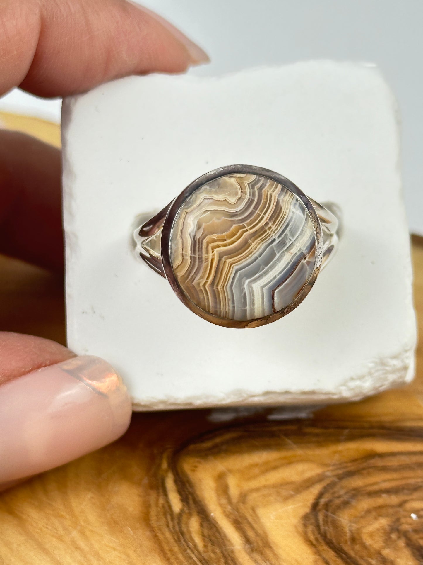Laguna Agate Ring