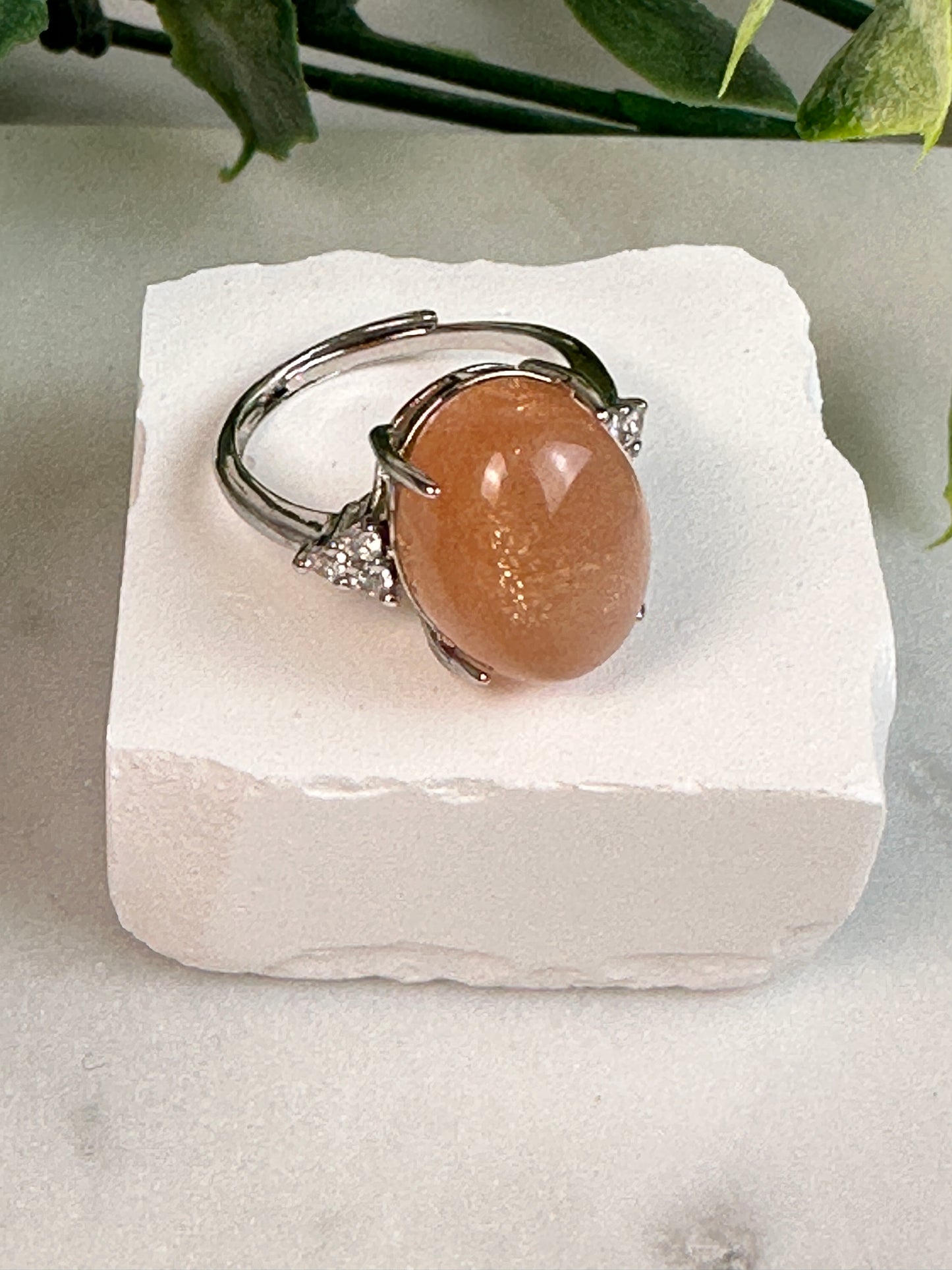 Sunstone Ring Adjustable