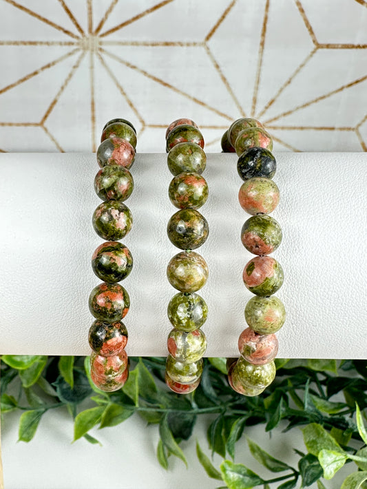 Unakite Jasper Bracelet