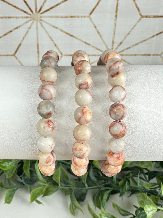 Red Network Jasper Bracelet