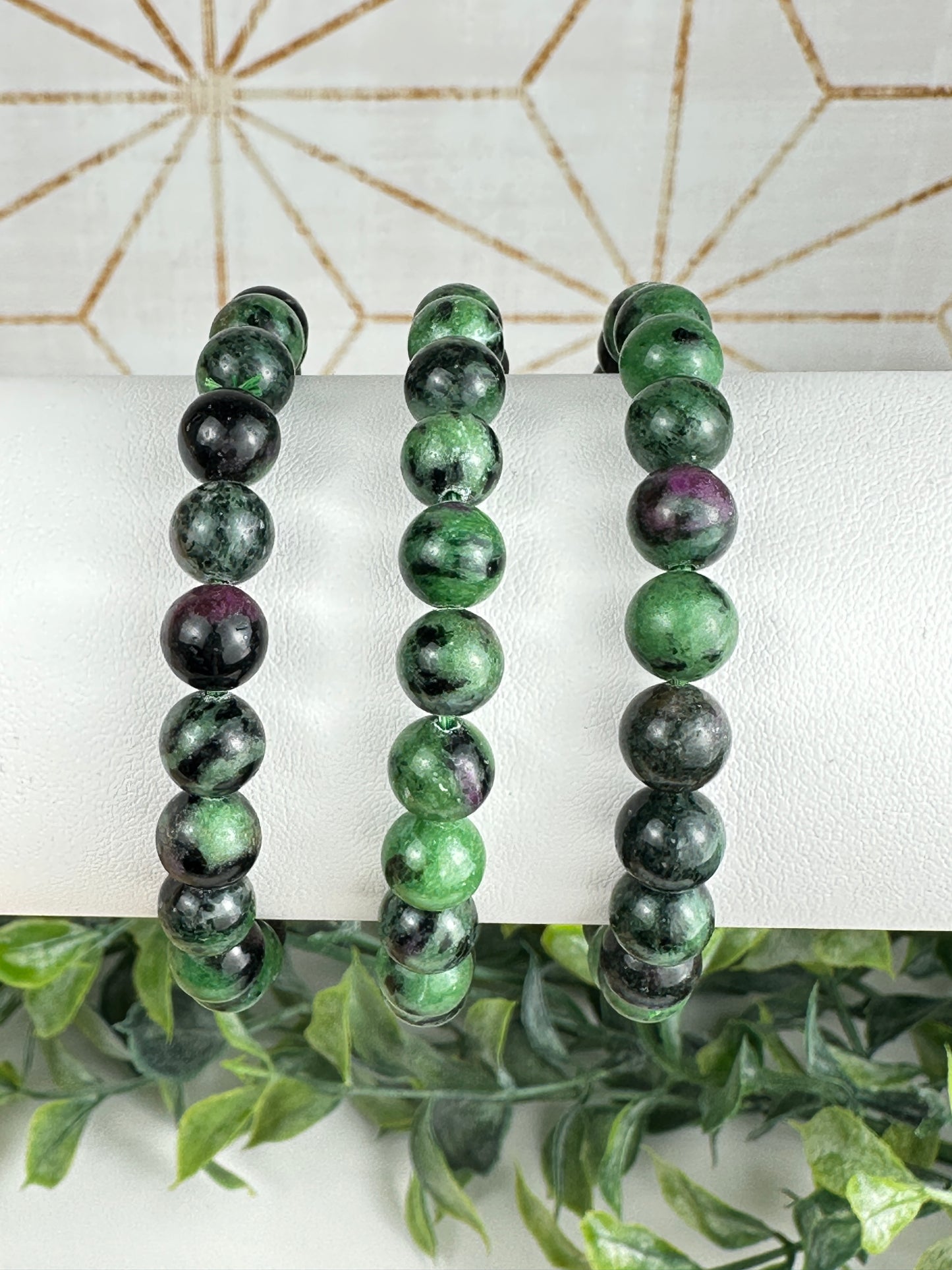 Ruby Zoisite Bracelet