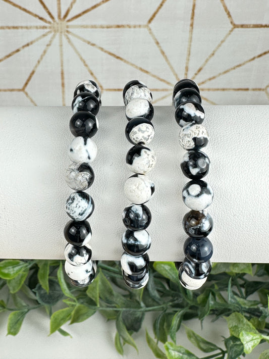 Orca Agate Bracelet