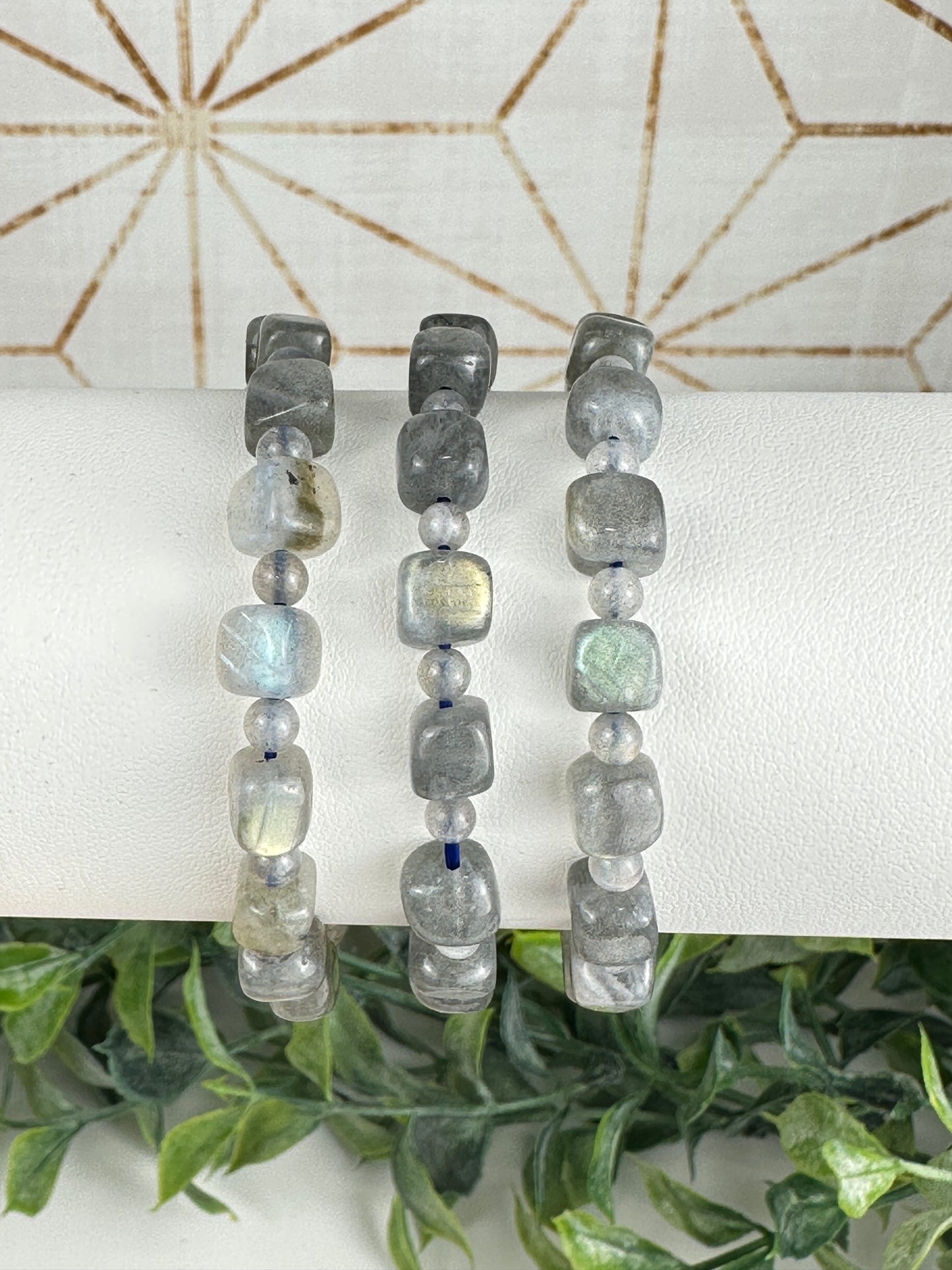 Labradorite Cube Bracelet