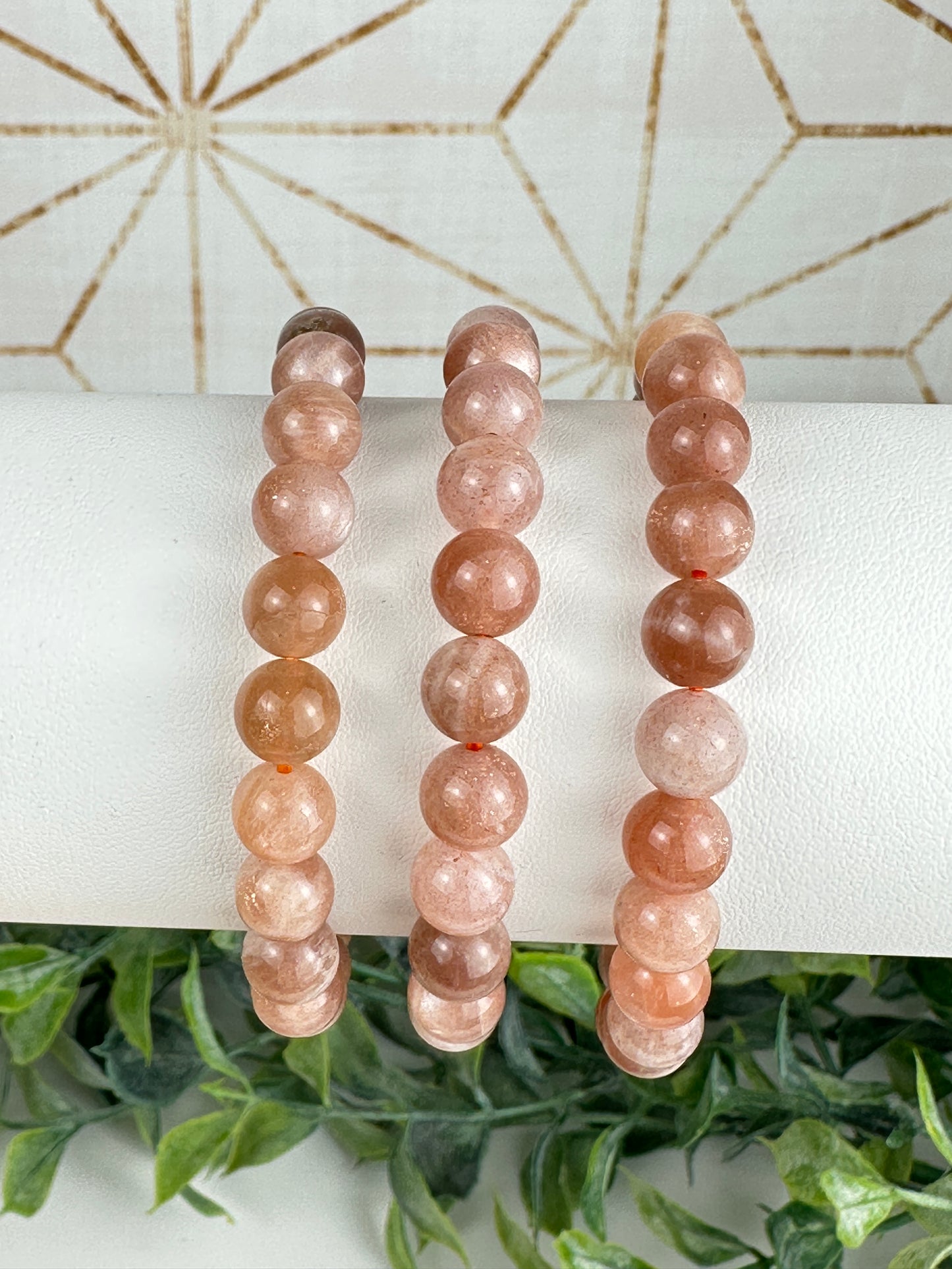 Peach Moonstone Bracelet