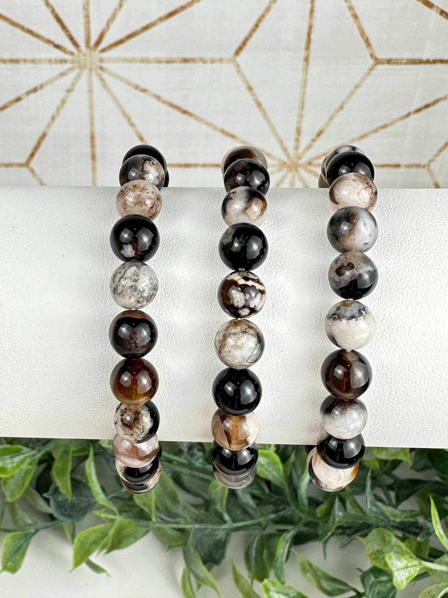 Black Cherry Agate Bracelet