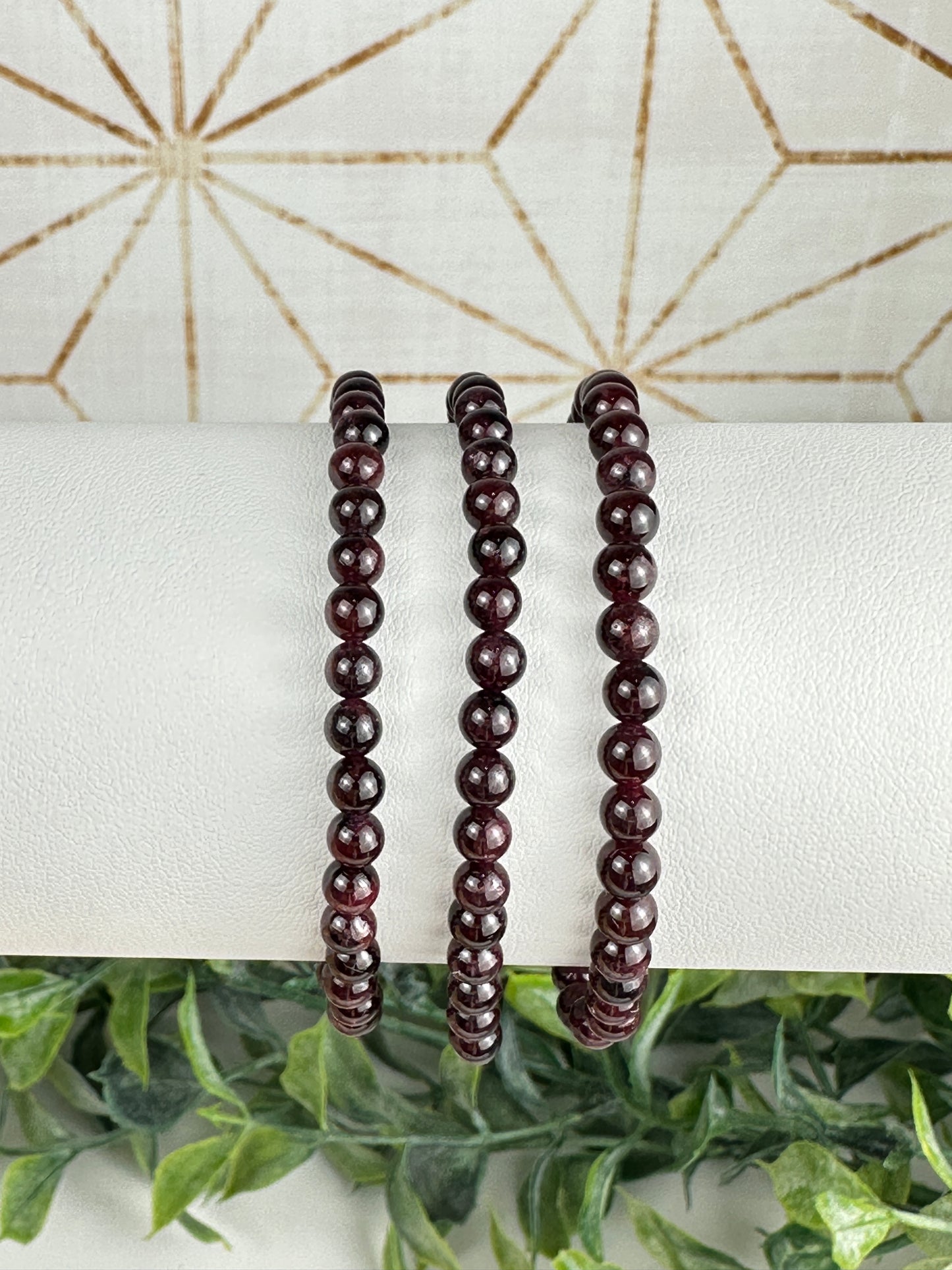 Garnet Bracelet 5mm