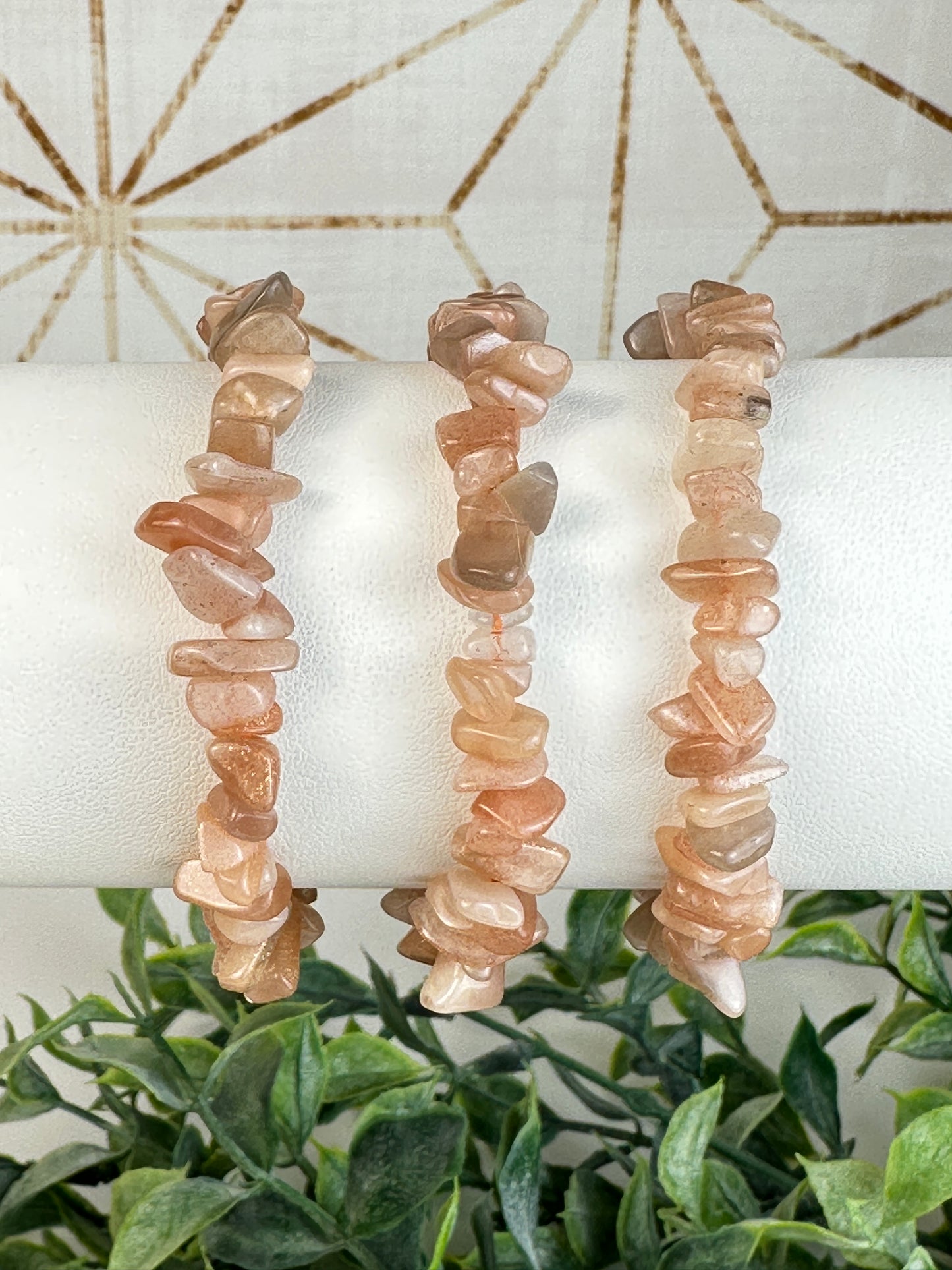 Sunstone Chip Stretch Bracelet